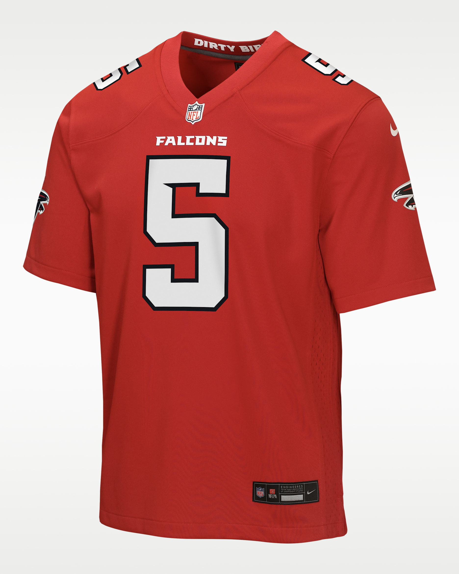 Drake London Atlanta Falcons Big Kids' Game Jersey - Red