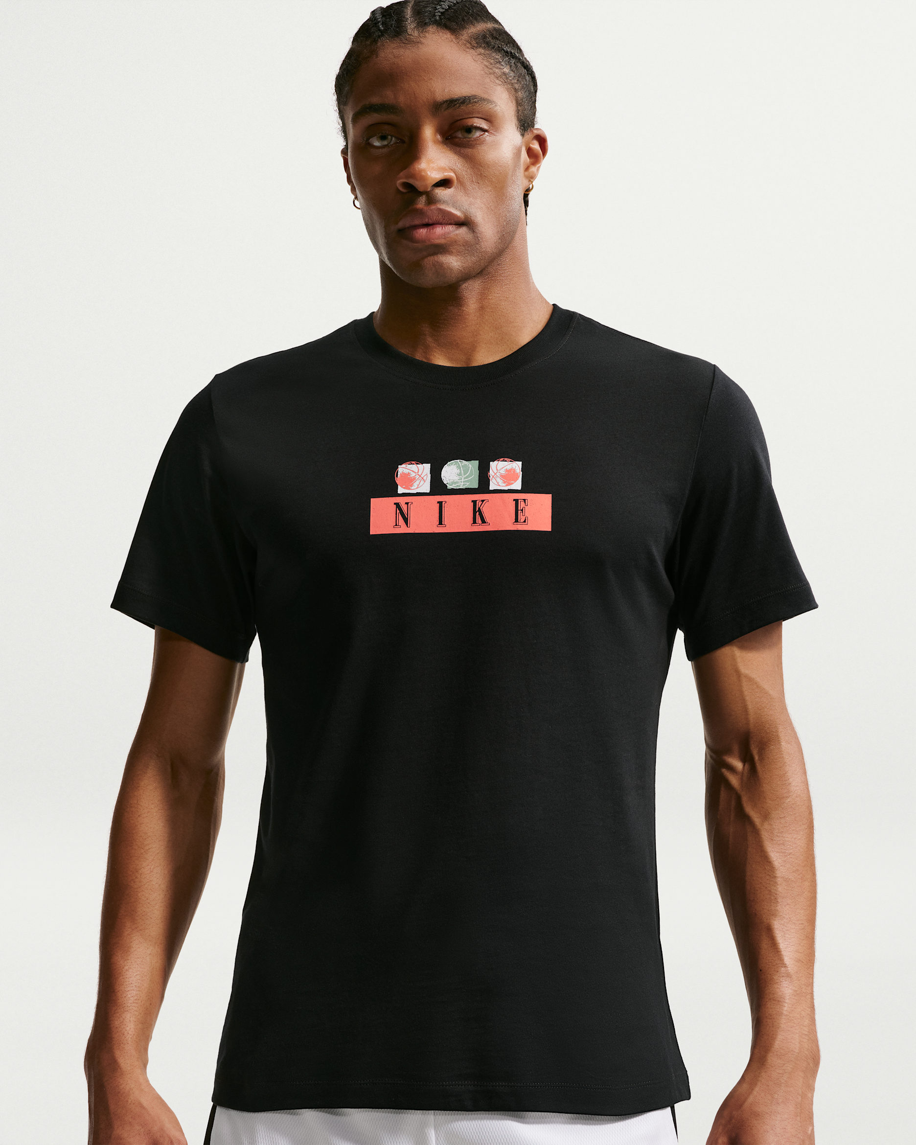Nike Men's Basketball T-Shirt - Black