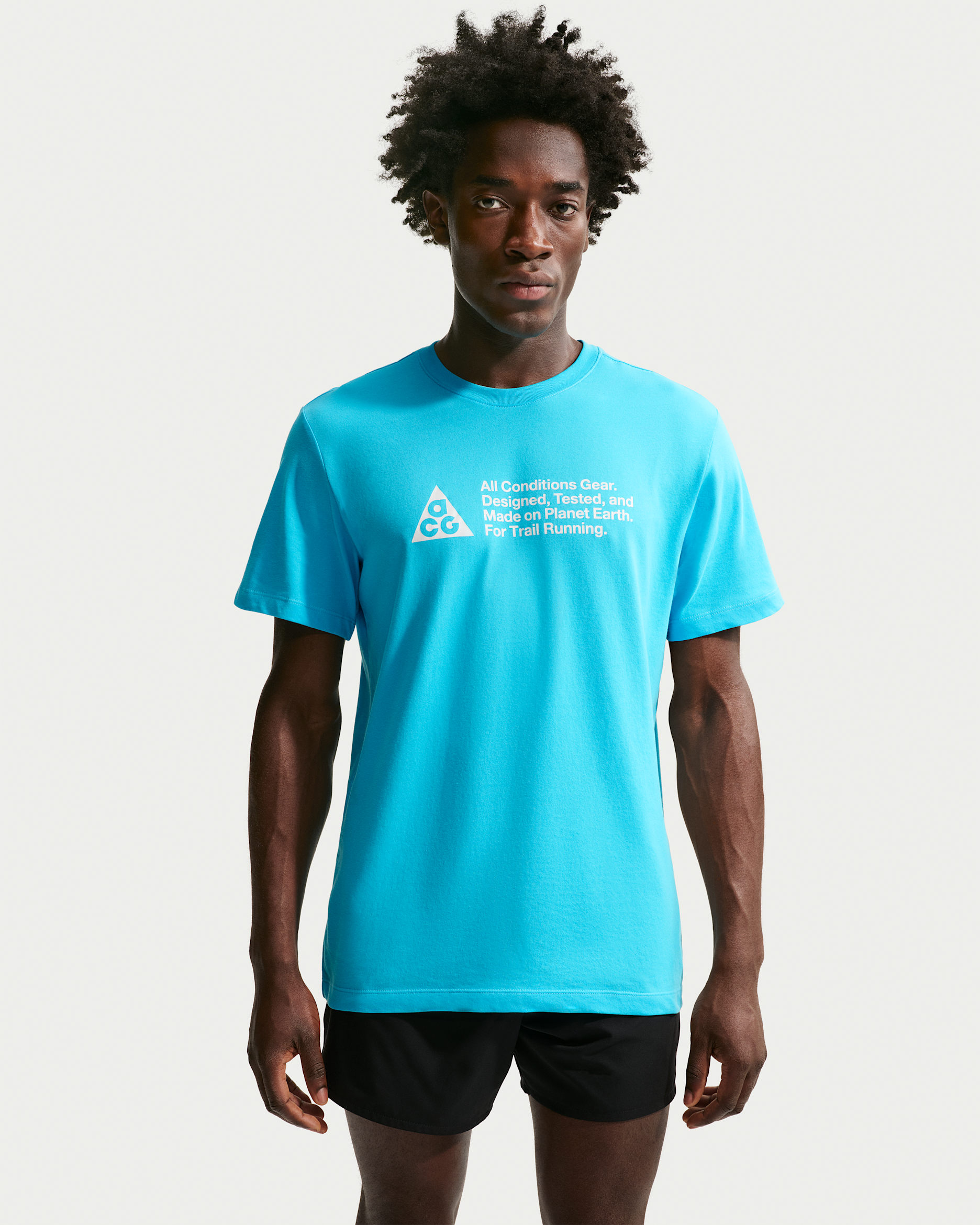 Nike ACG Men's Dri-FIT Trail Running T-Shirt - Baltic Blue