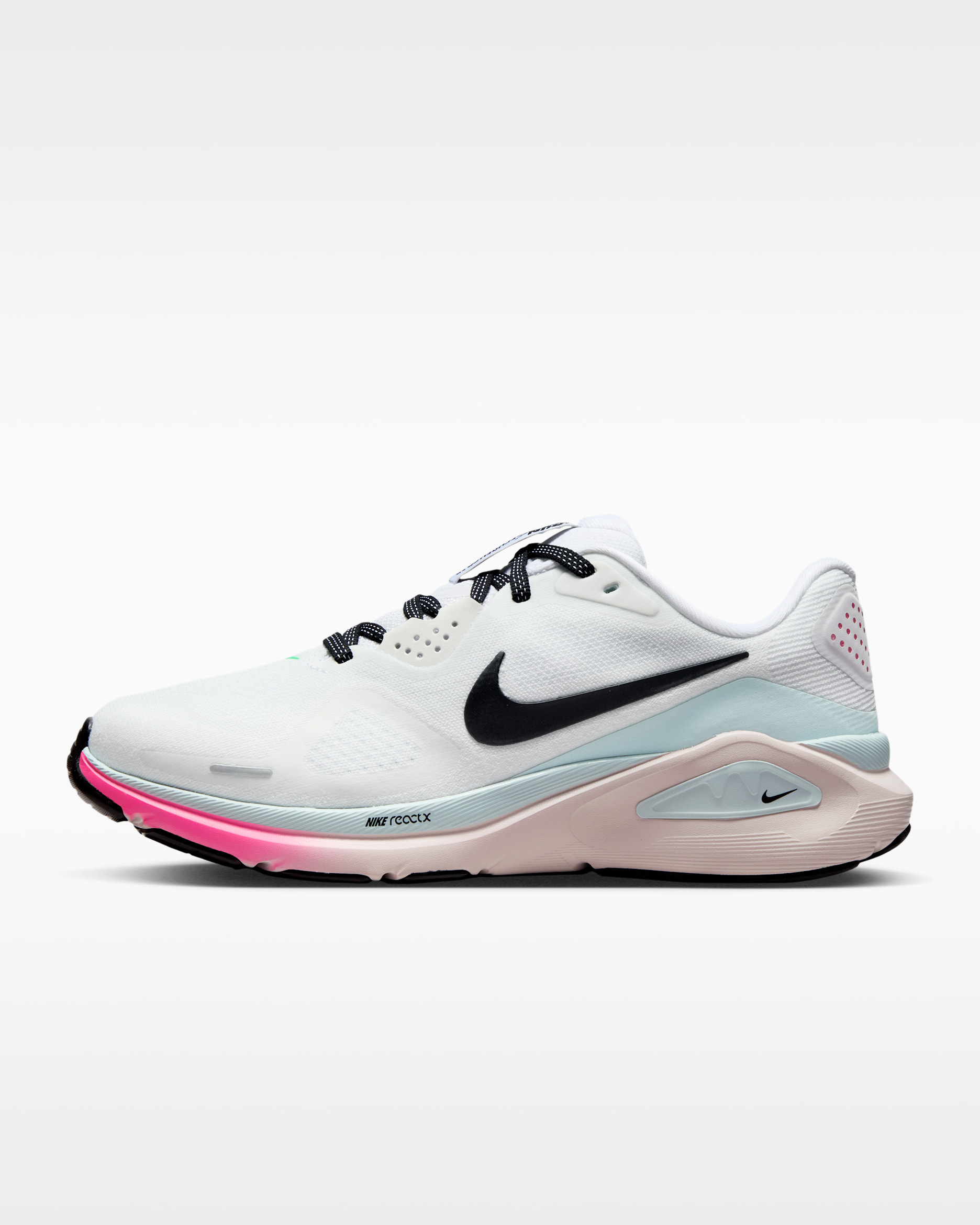 Nike Structure 26 Women's Road Running Shoes - White/Glacier Ice/Hyper Pink/Black
