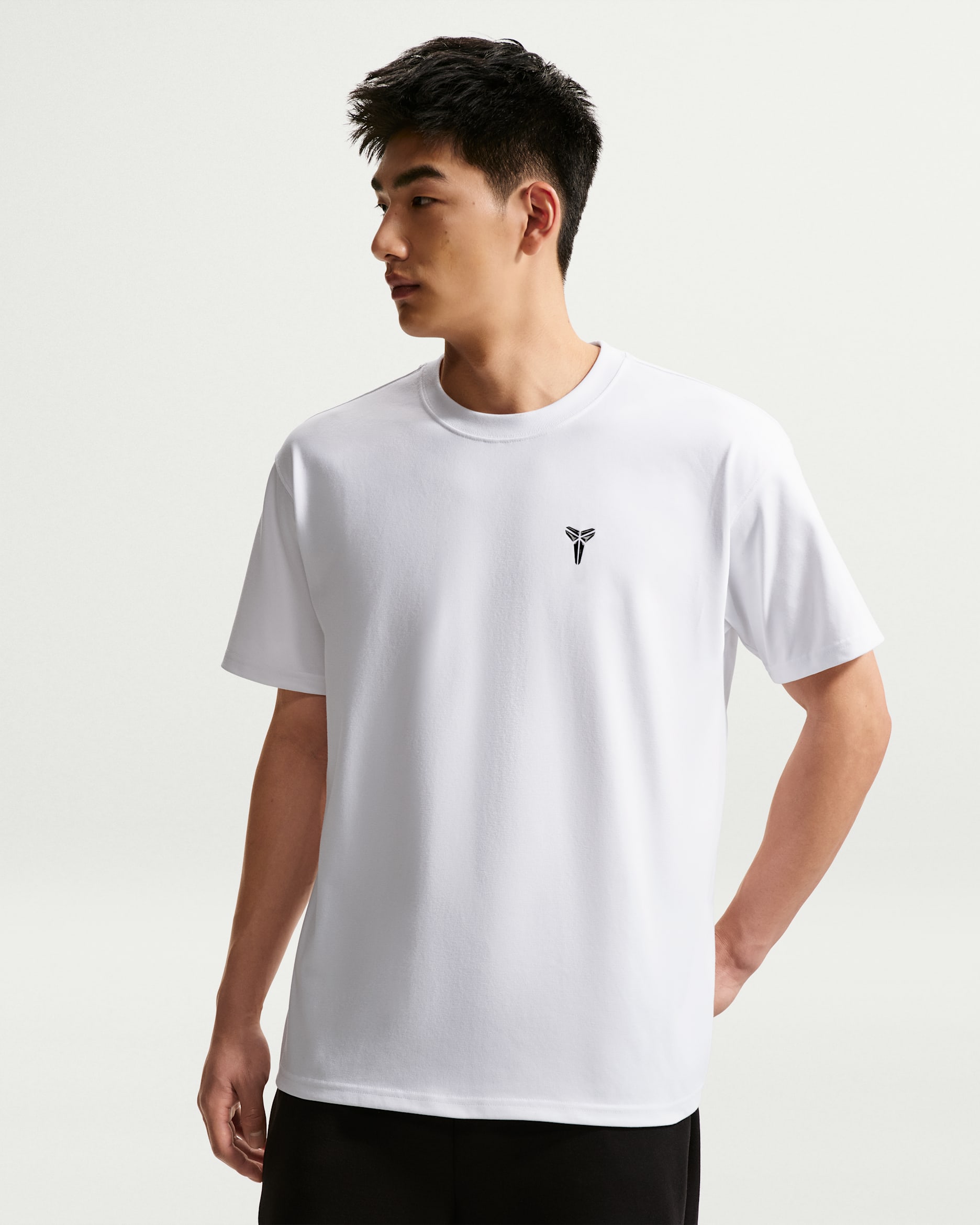 코비 남성 나이키 드라이 핏 농구 티셔츠 - 화이트