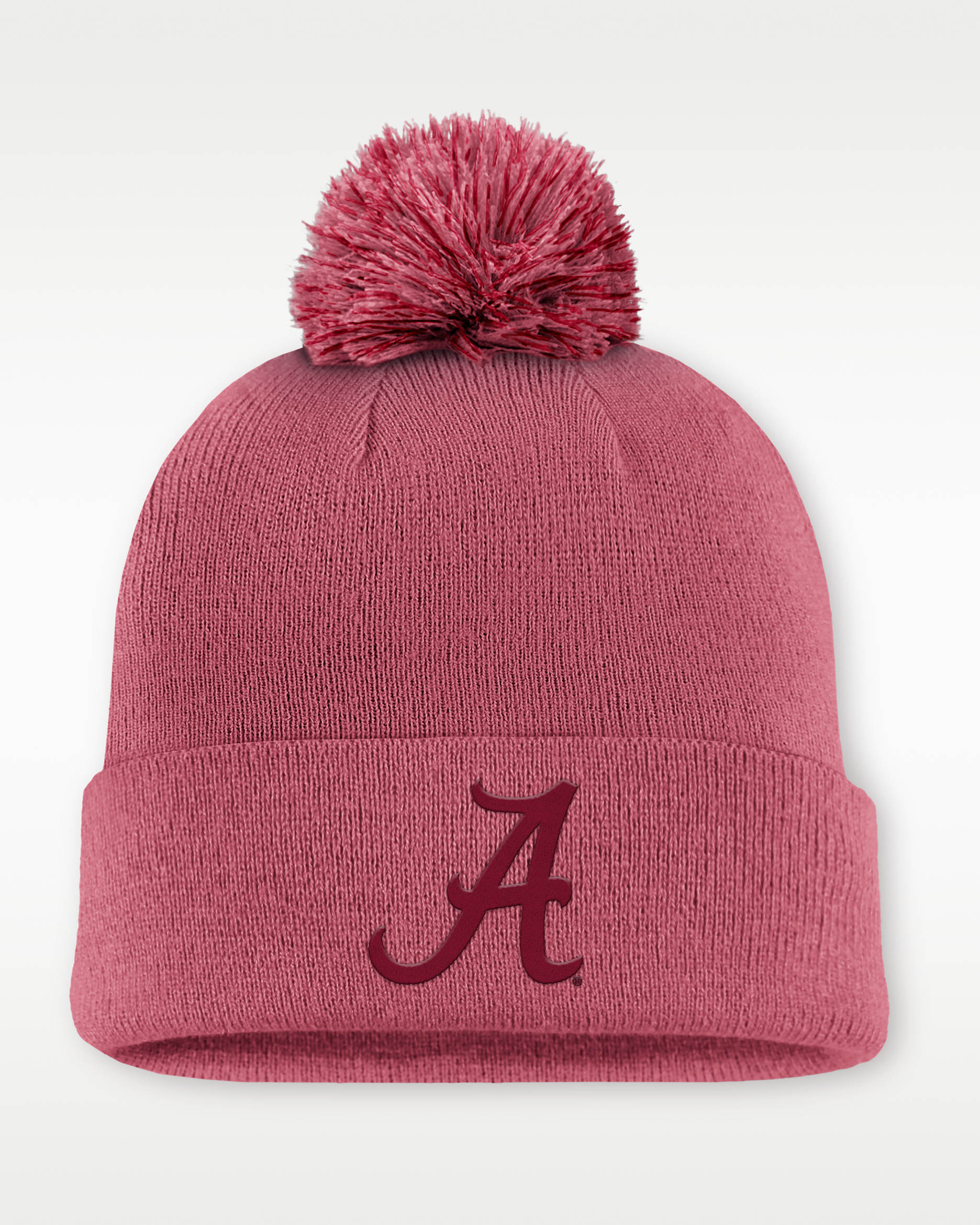 Alabama Primetime Campus Toned Men's Nike College Cuffed Pom Beanie - Pink