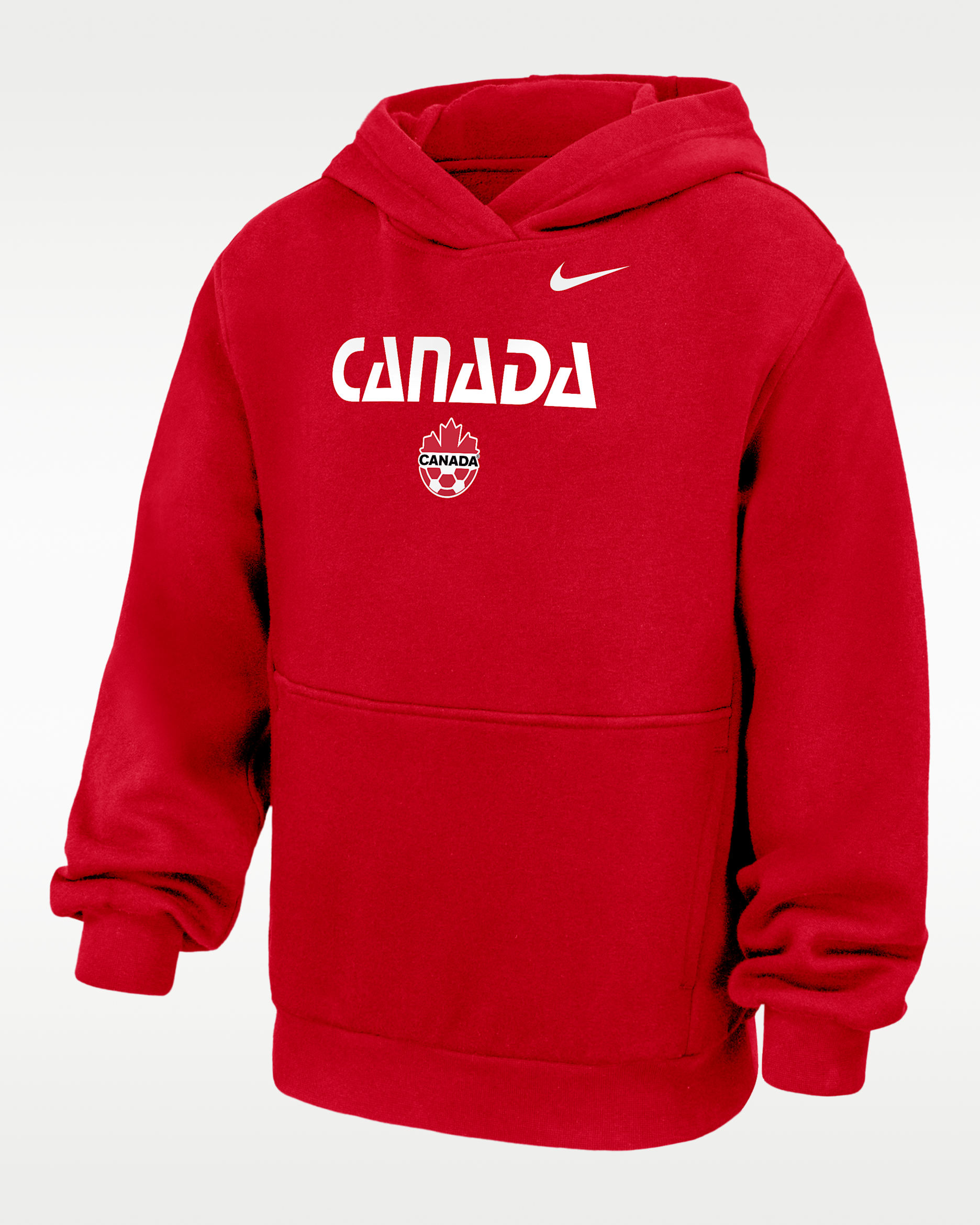 Canada Nike Fanwear Collection Big Kids' Soccer Club Fleece Pullover Hoodie - University Red