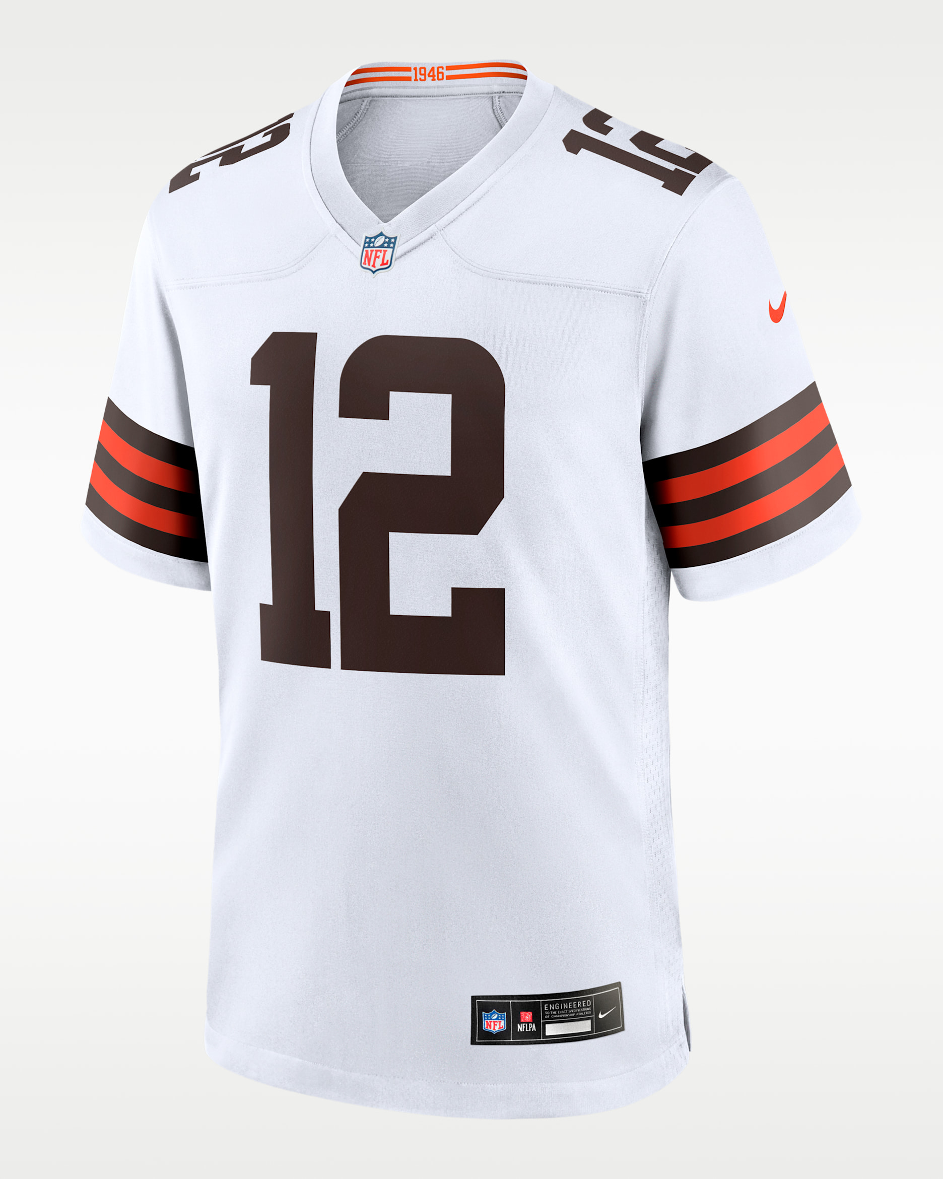 Shedeur Sanders Cleveland Browns 2025 NFL Draft Men's Nike NFL Game Jersey - White