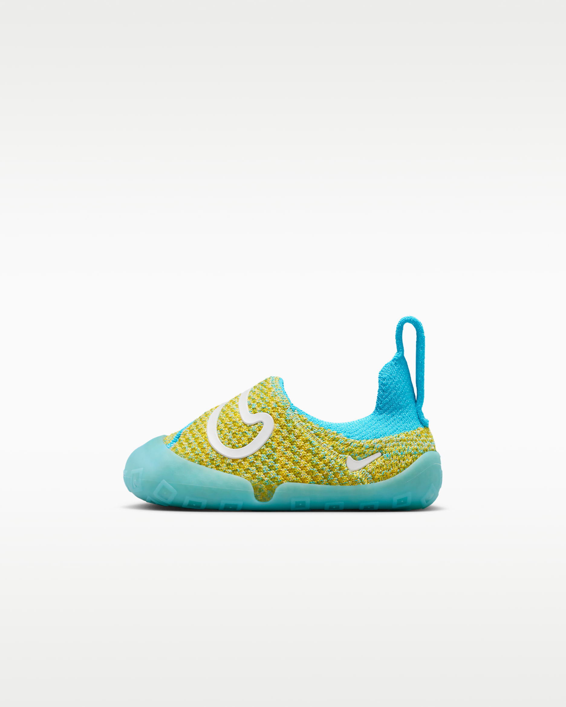 Sapatilhas Nike Swoosh 1 para bebé - Dourado Team/Azul Baltic/Bright Citron/Sail