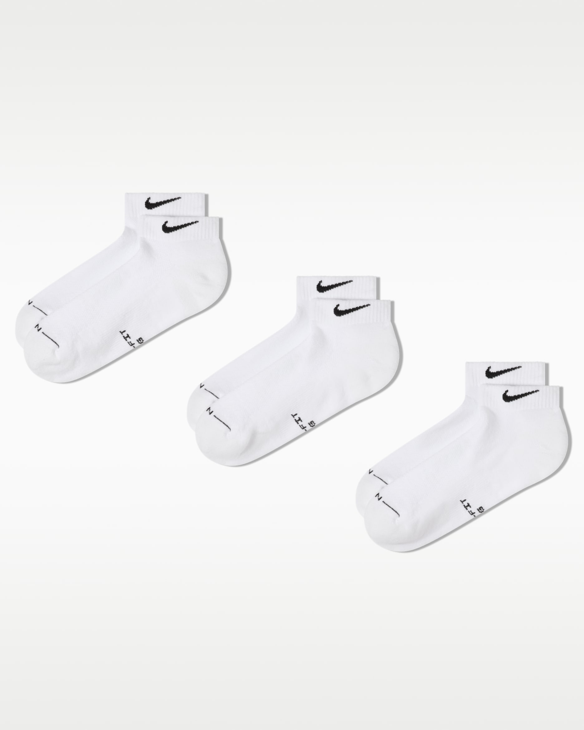 Nike Everyday Elevated Low Socks (3 Pairs) - Multi-Color