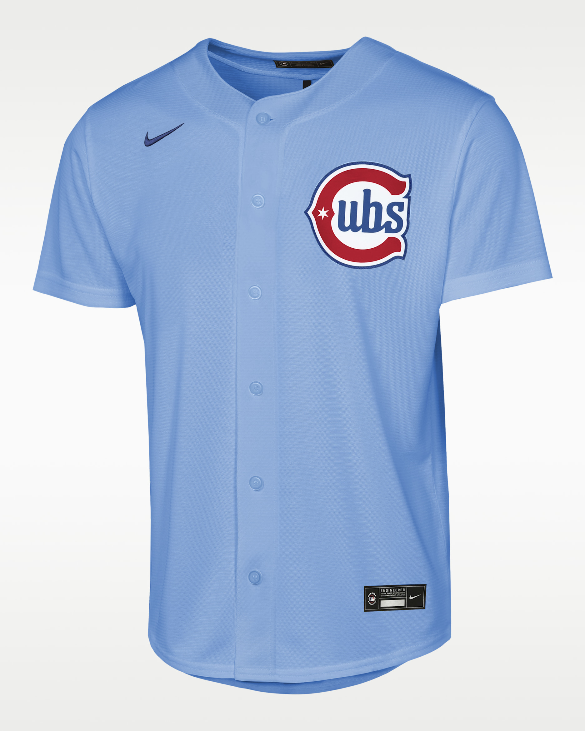 Chicago Cubs Big Kids' Nike Baseline Replica Team Jersey - Light Blue