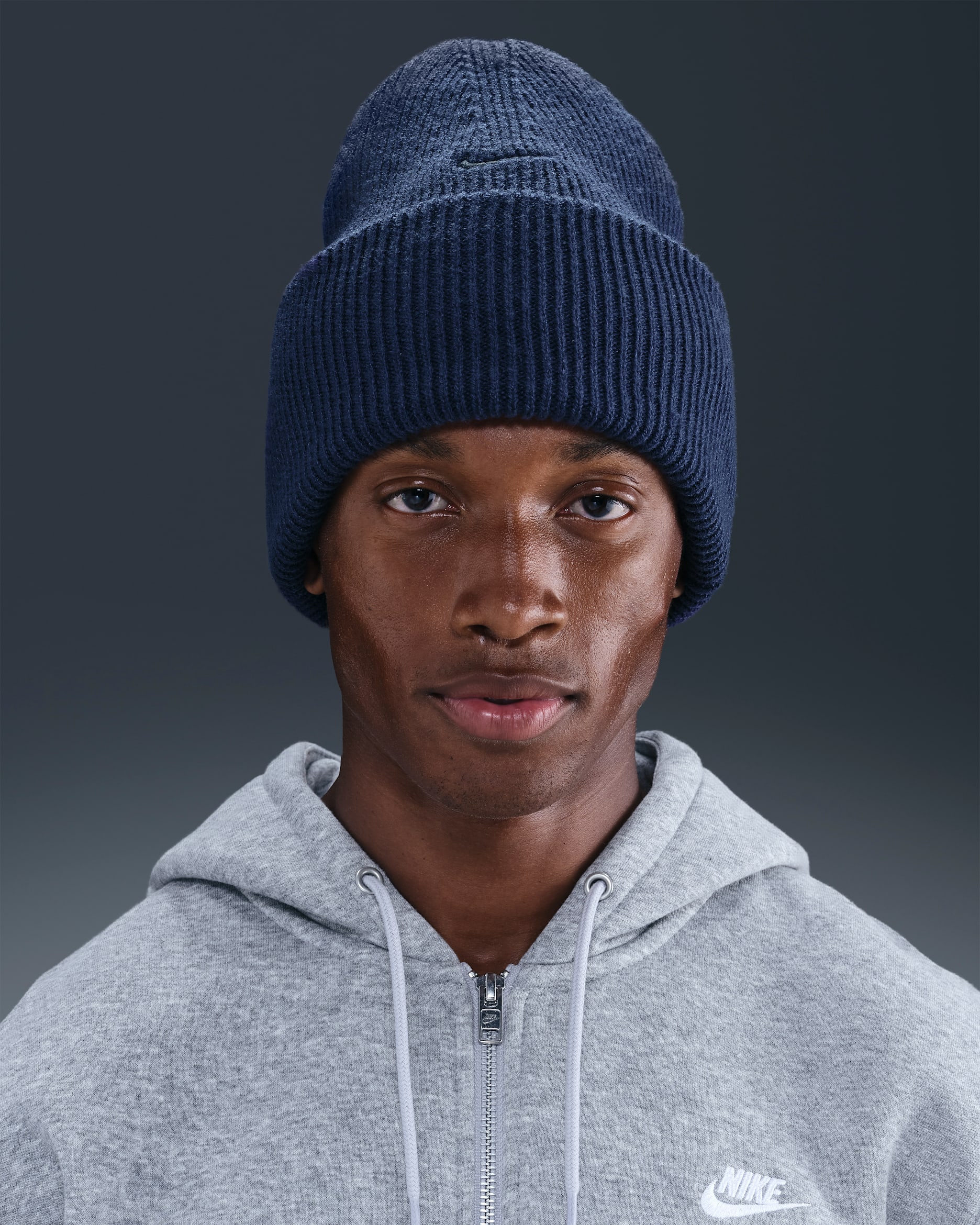 Nike Peak Premium-Beanie - Midnight Navy/Midnight Navy