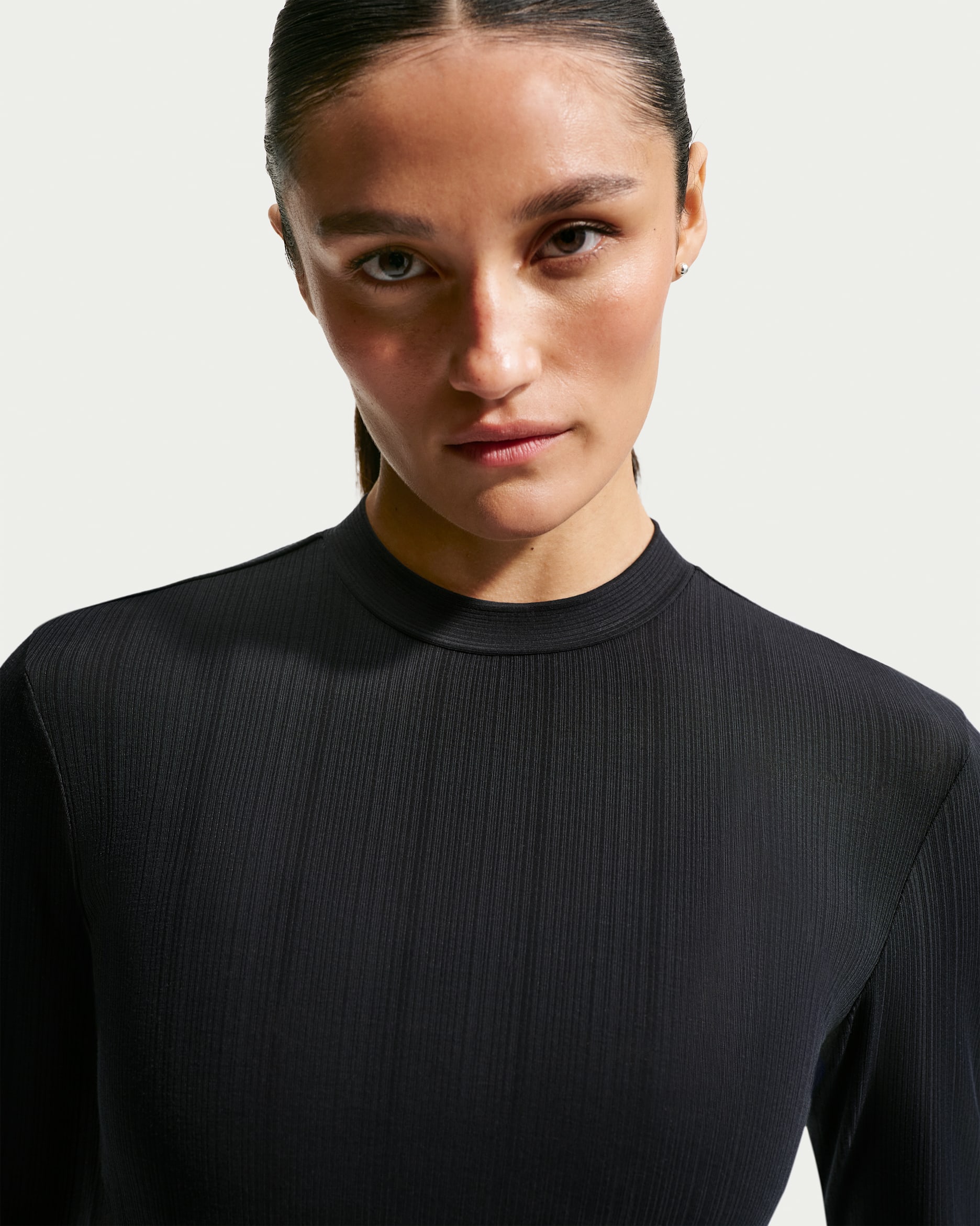 Nike Sportswear Women's Tight Long-Sleeve Top - Black/Sail