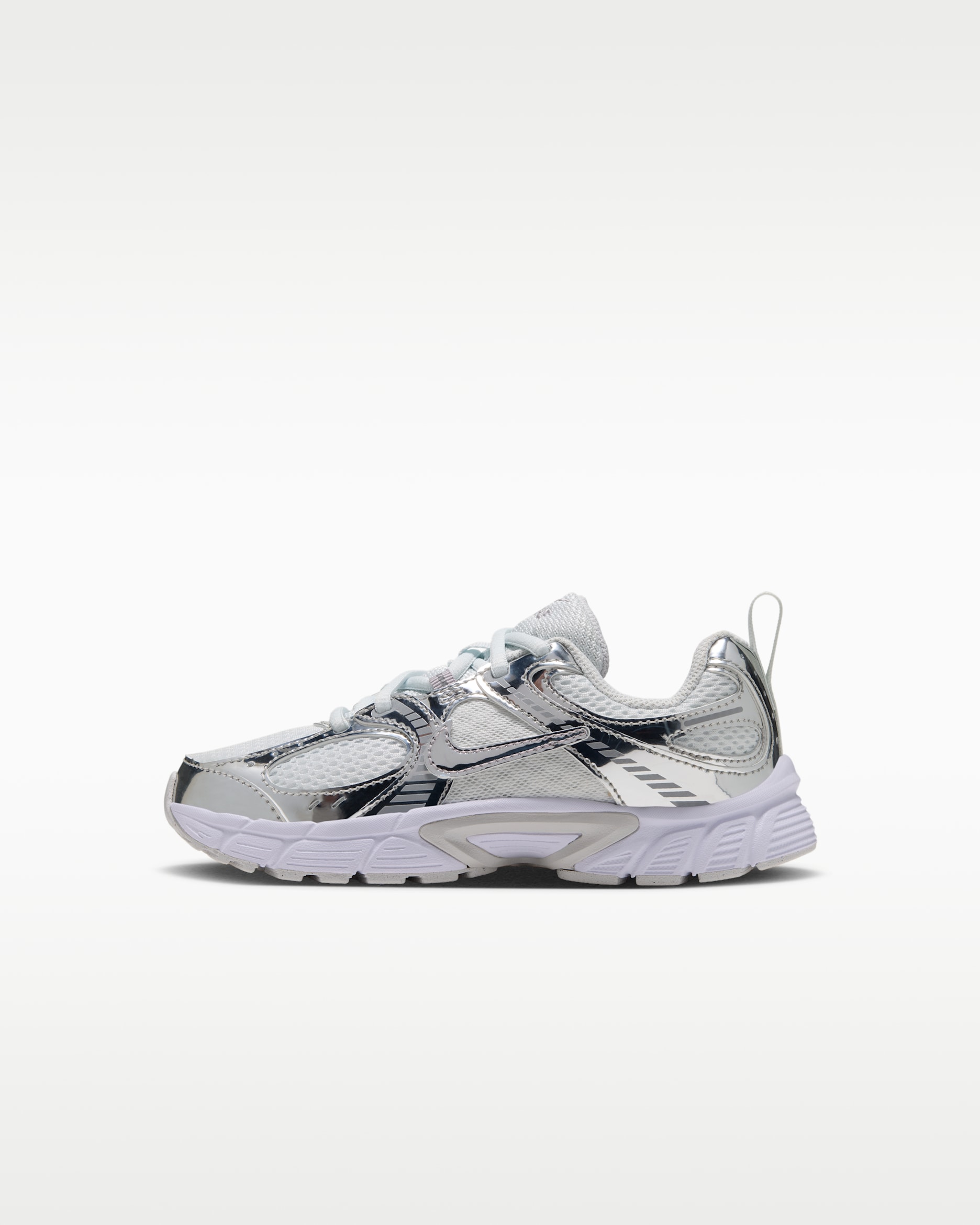 Nike V5 RNR Younger Kids' Shoes - Off-White/Vast Grey/Silver Lilac/Metallic Silver