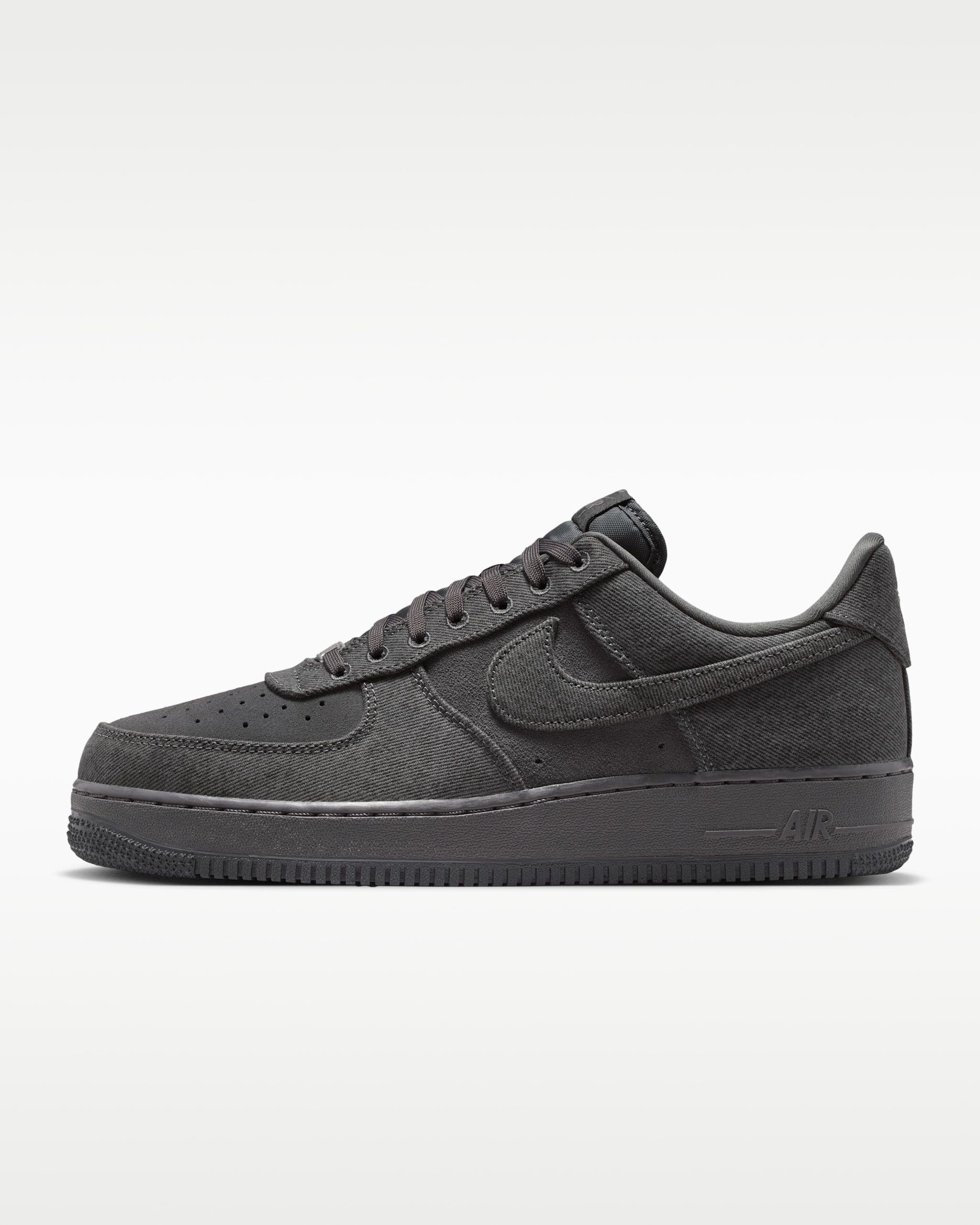 Air Force 1 '07 LV8 "Denim" Men's Shoes - Anthracite/Medium Ash/Metallic Silver/Anthracite