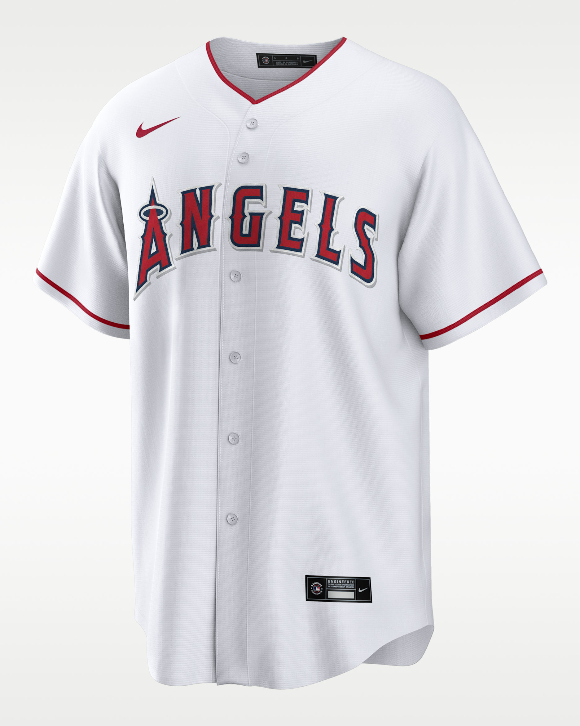 MLB Los Angeles Angels (Mike Trout) Men's Replica Baseball Jersey - White