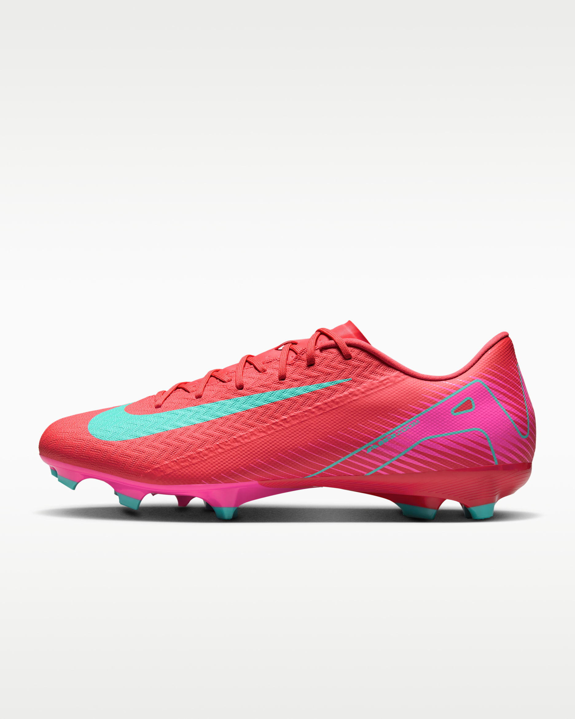 Nike Mercurial Vapor 16 Academy Multi-Ground Low-Top Soccer Cleats - Ember Glow/Aurora Green