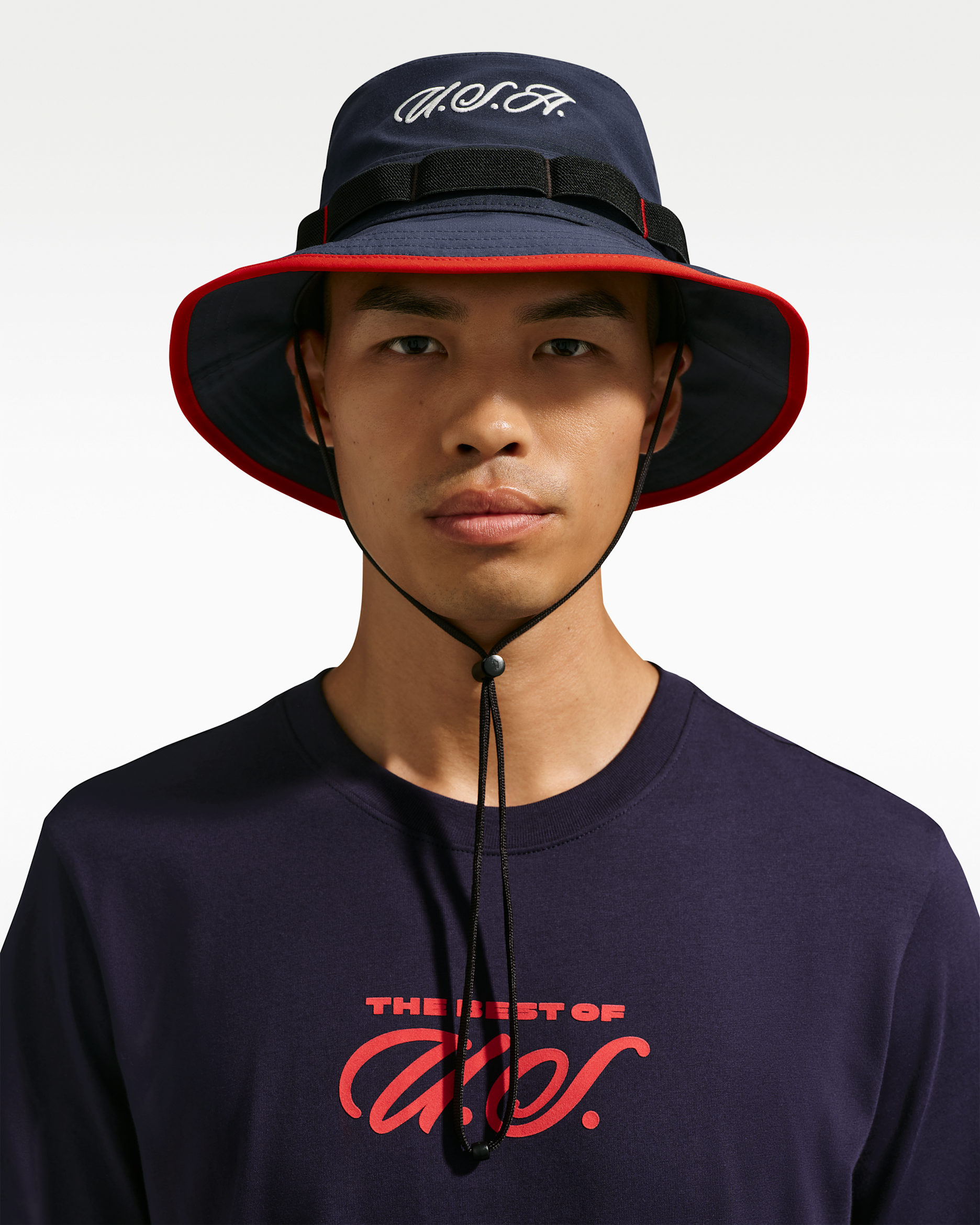 Gorro tipo pescador de futbol Nike USA Apex - Azul marino universitario