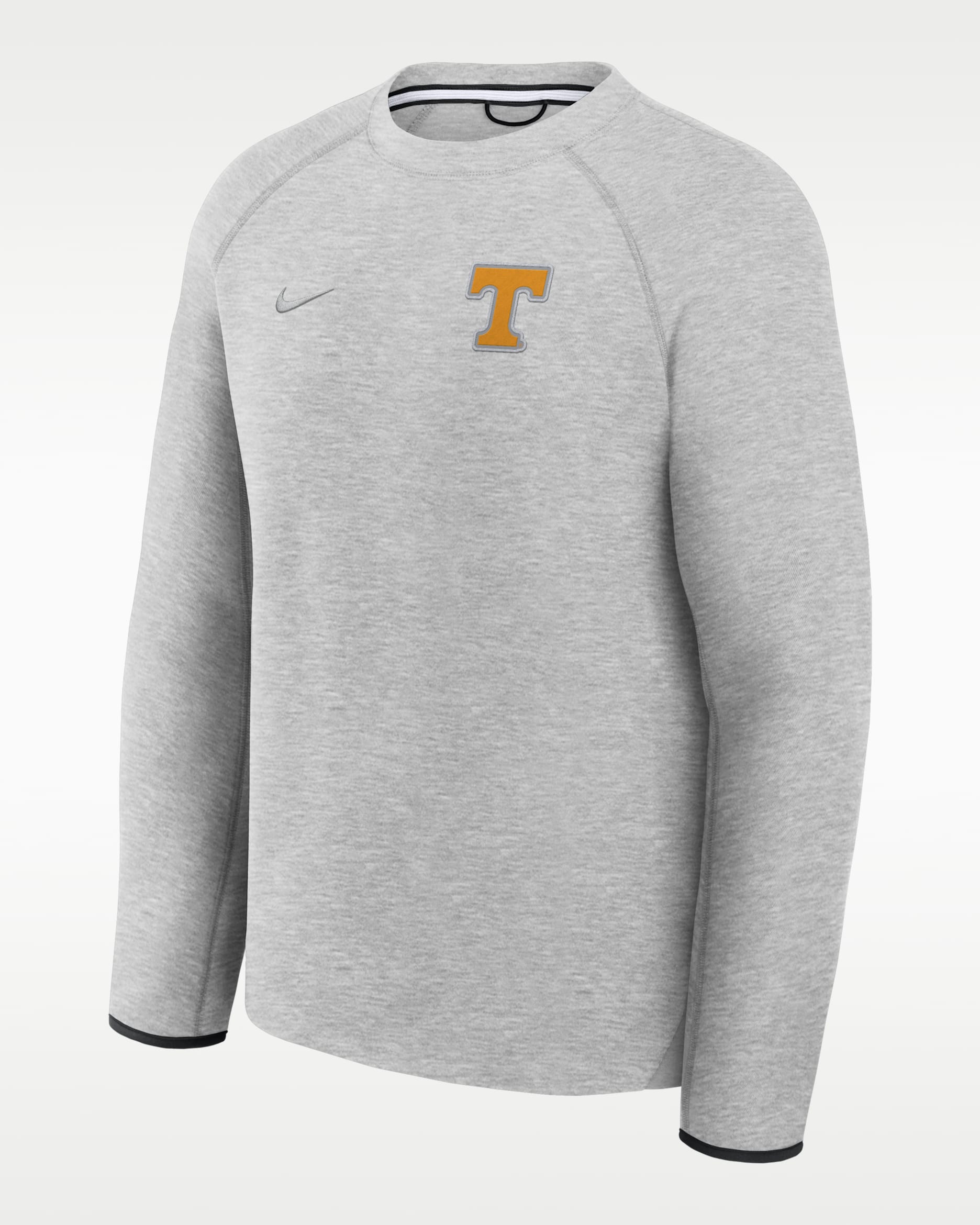 Sudadera de cuello redondo sin cierre universitaria Nike para hombre Tennessee Tech Fleece - Gris
