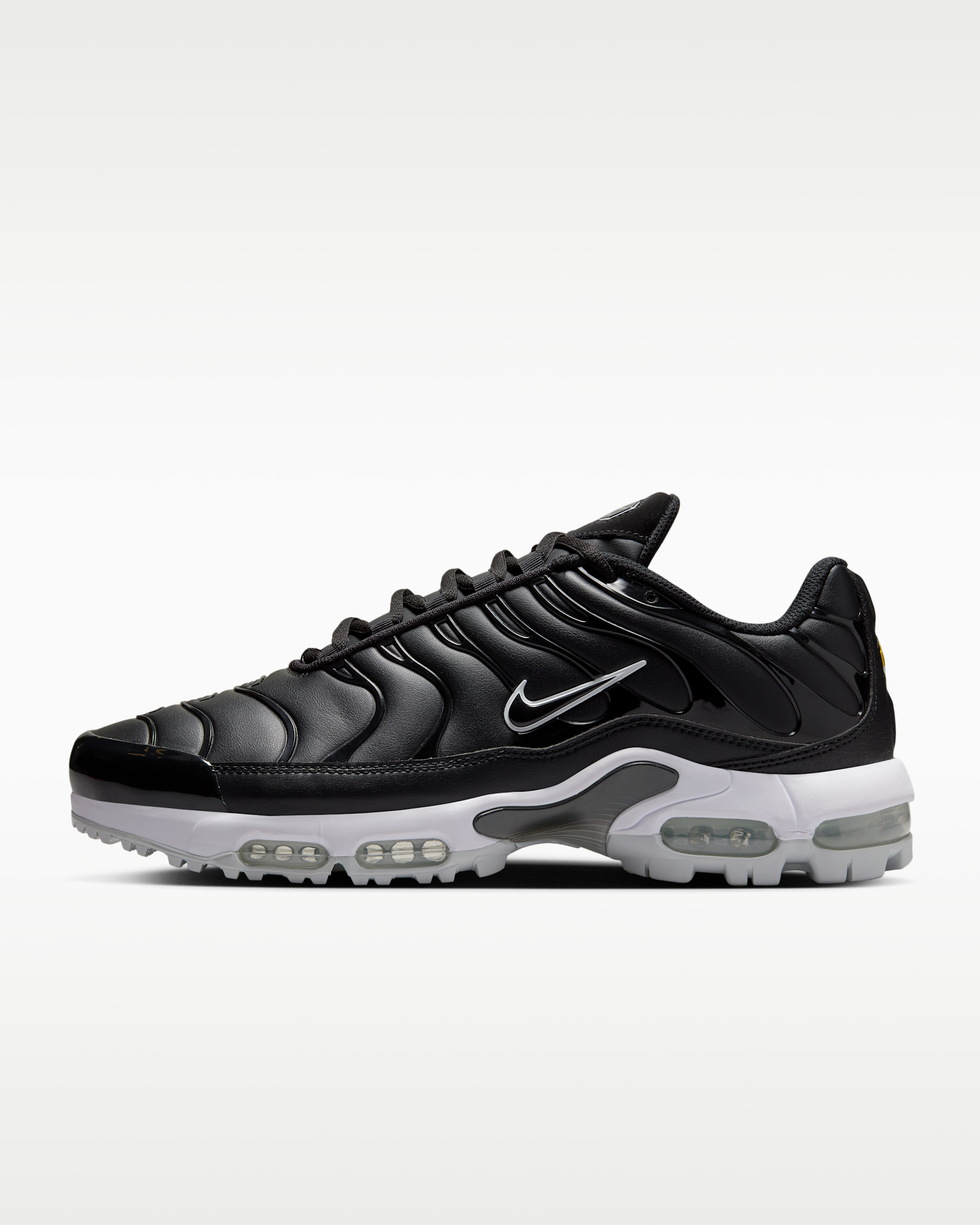 Nike Air Max Plus G Golf Shoes - Black/Gold/Salsa Red/White