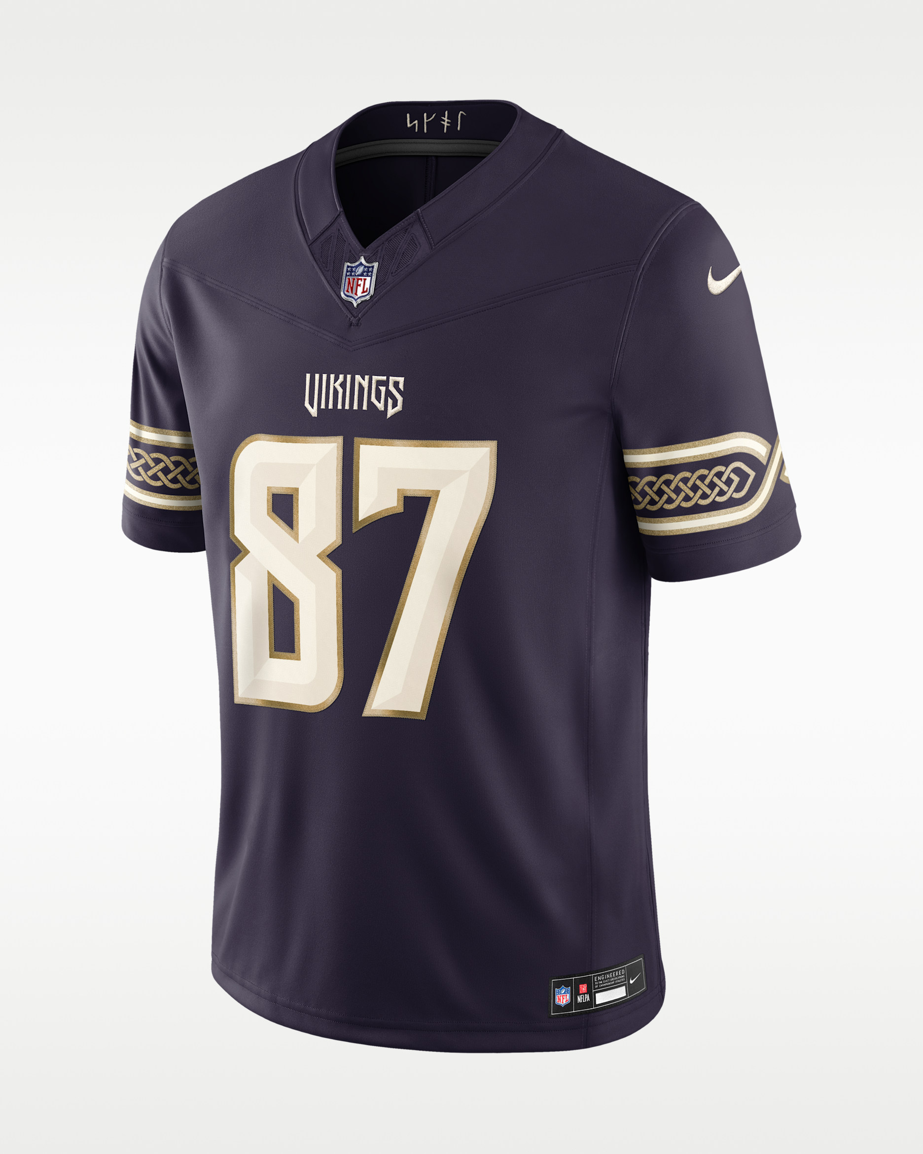 T.J. Hockenson Minnesota Vikings Rivalries Collection Men's Nike Dri-FIT NFL Limited Jersey - Purple Dynasty