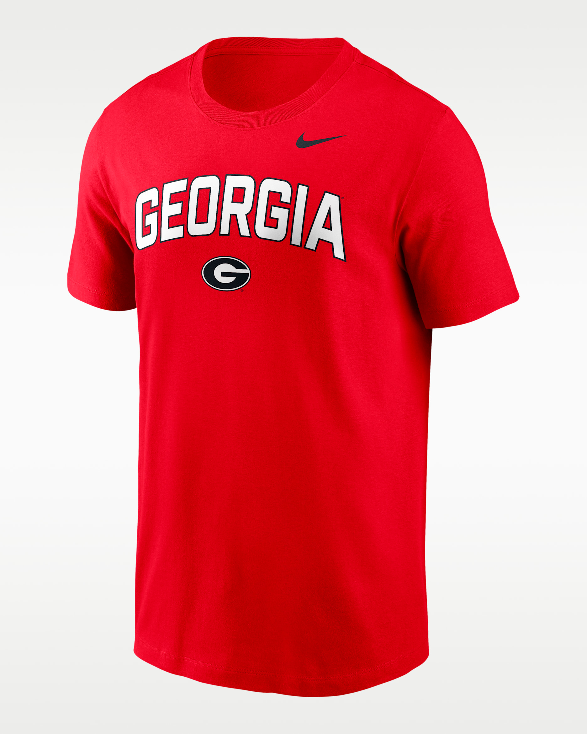 Georgia Primetime Arch Stack Men's Nike College T-Shirt - University Red