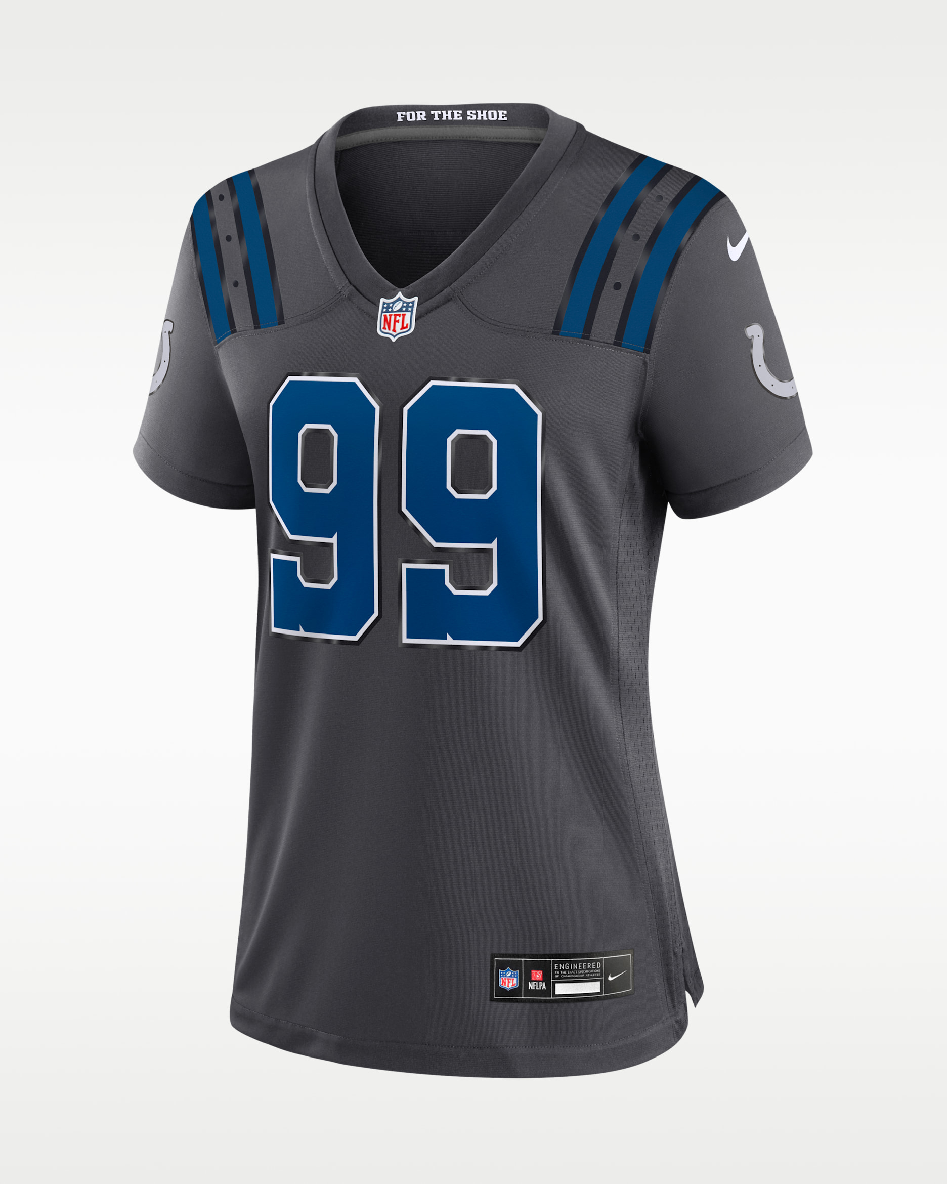 DeForest Buckner Indianapolis Colts Rivalries Collection Women's Nike NFL Game Jersey - Anthracite