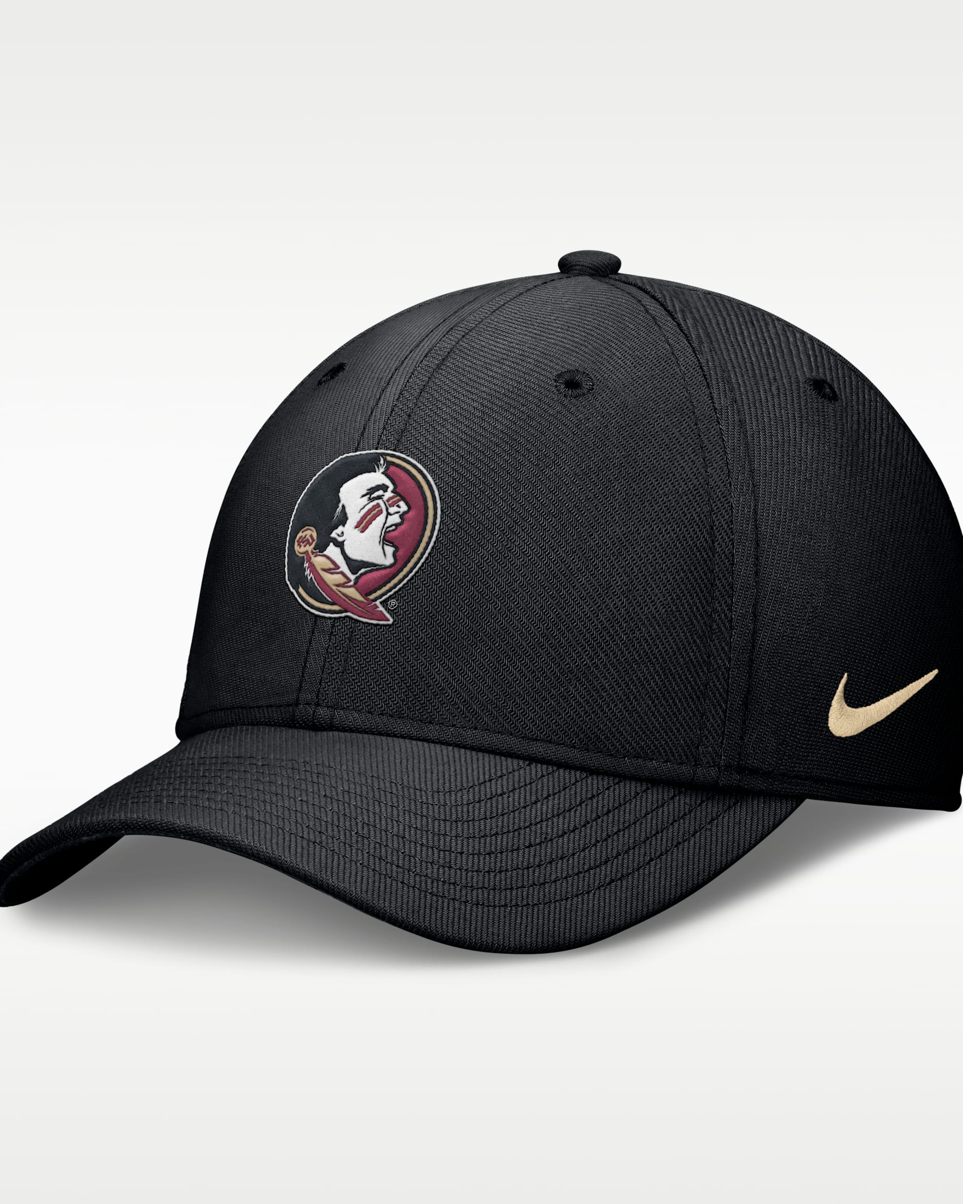 Gorra universitaria Nike Dri-FIT para hombre Florida State Classic - Negro