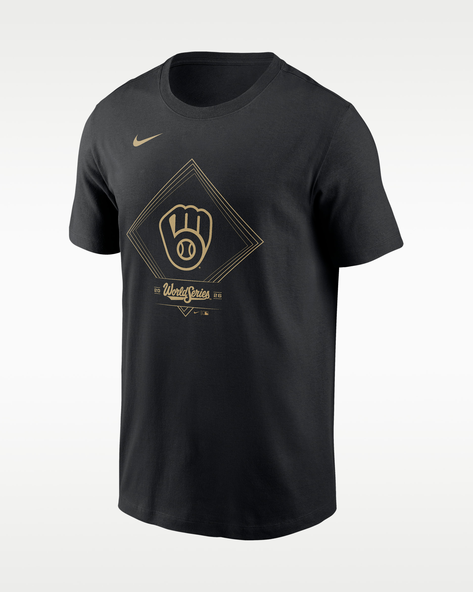Milwaukee Brewers 2026 World Series Participant Men's Nike MLB T-Shirt - Black