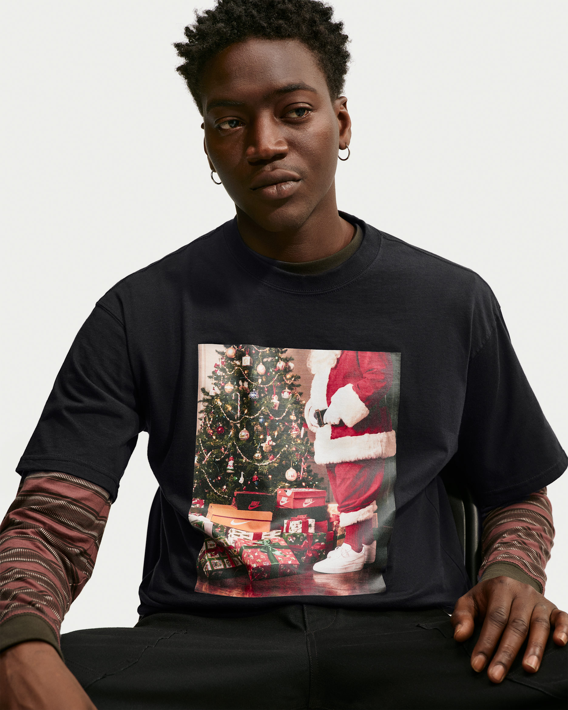 T-shirt ample Nike Sportswear pour homme - Noir