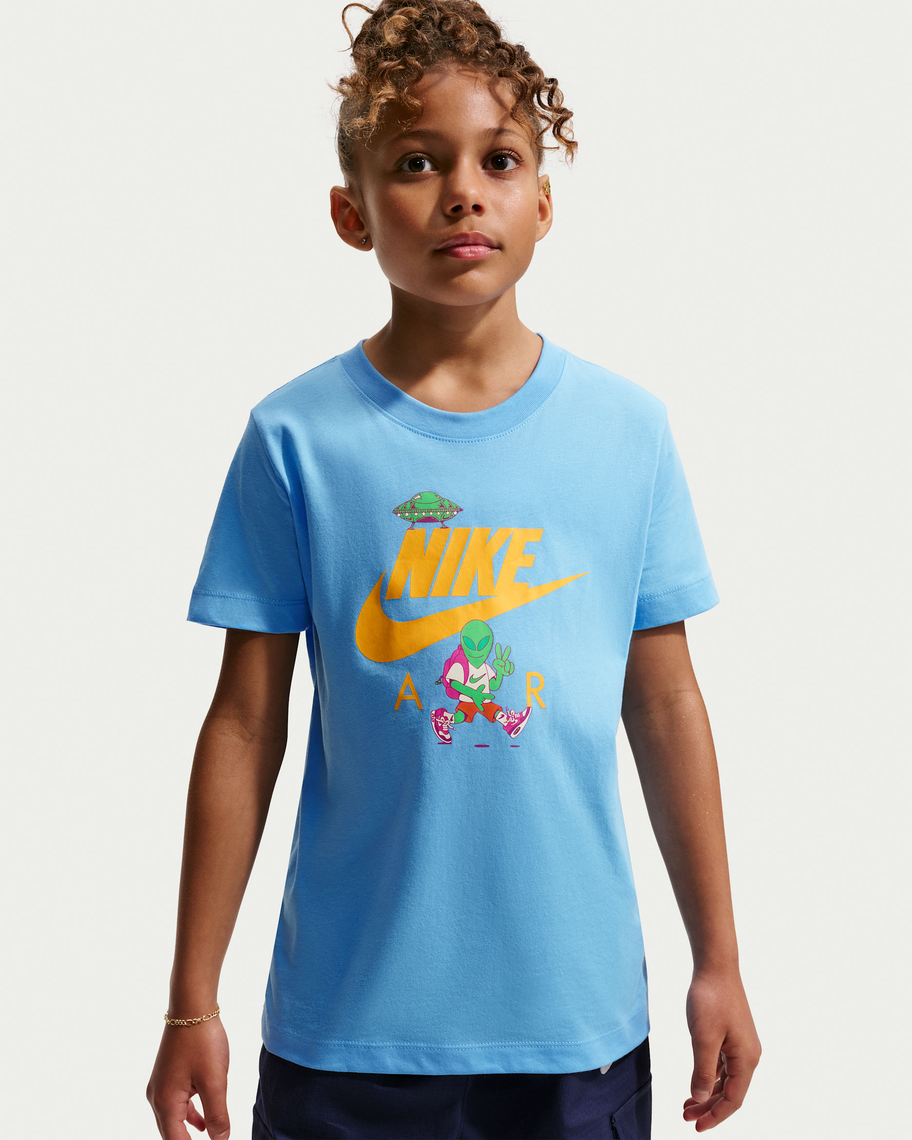 Nike Sportswear Big Kids' T-Shirt - Football Blue