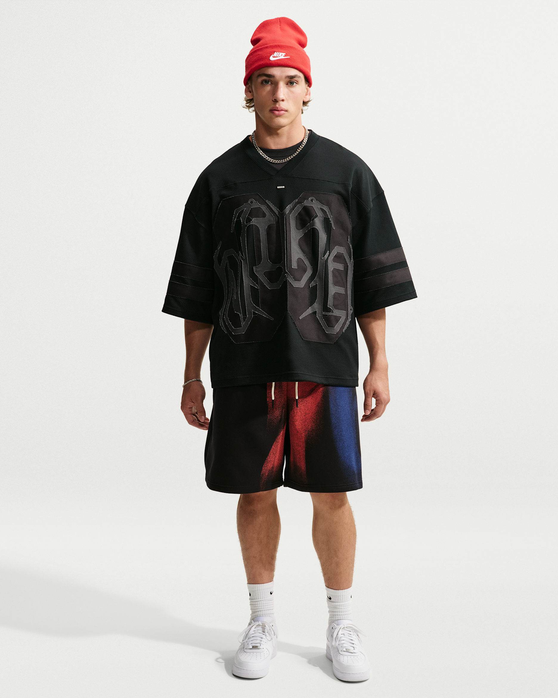 Philadelphia 76ers Standard Issue Men's Fleece Basketball Shorts - Black/White