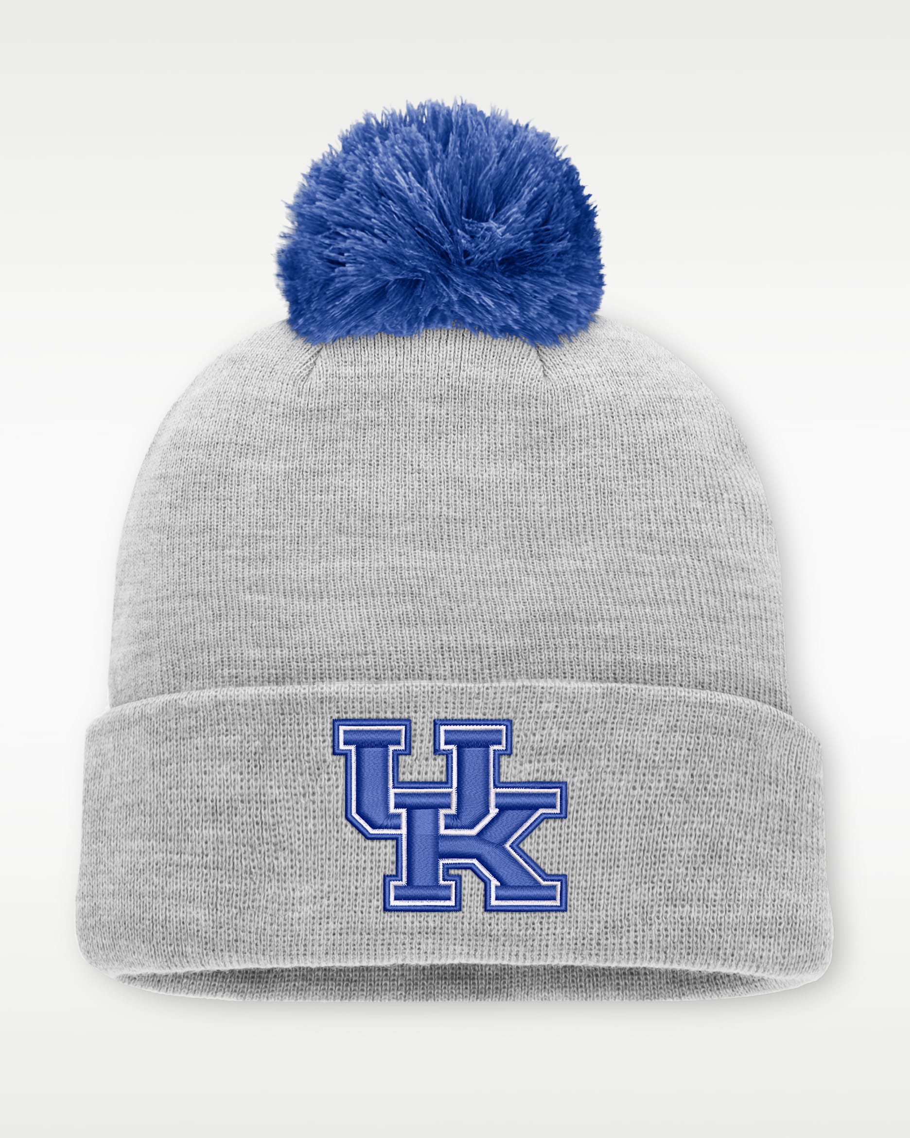 Kentucky Peak Men's Nike College Cuffed Beanie - Grey Heather