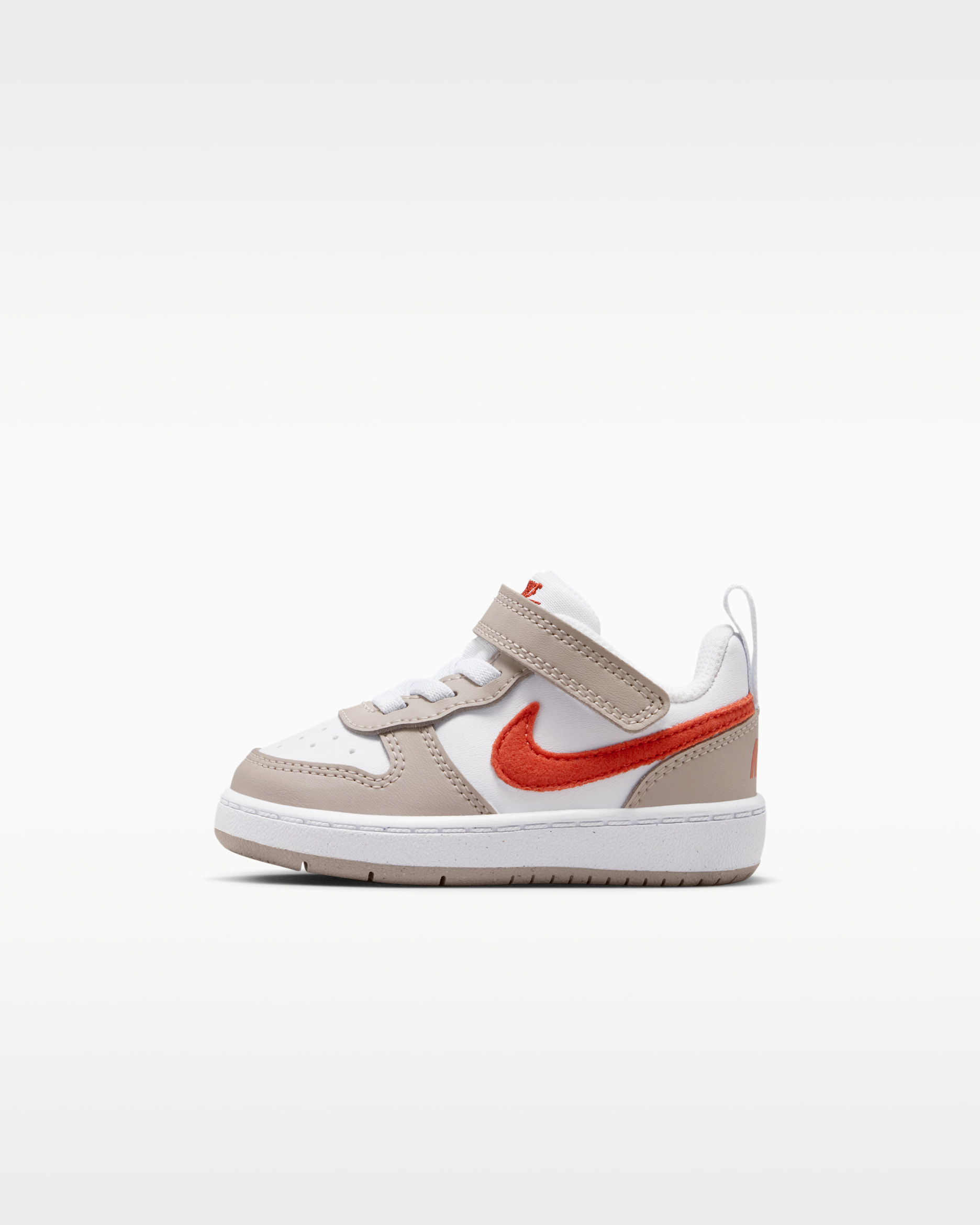 Nike Court Borough Low Essential+ Baby/Toddler Shoes - White/Moon Particle/Rust Factor