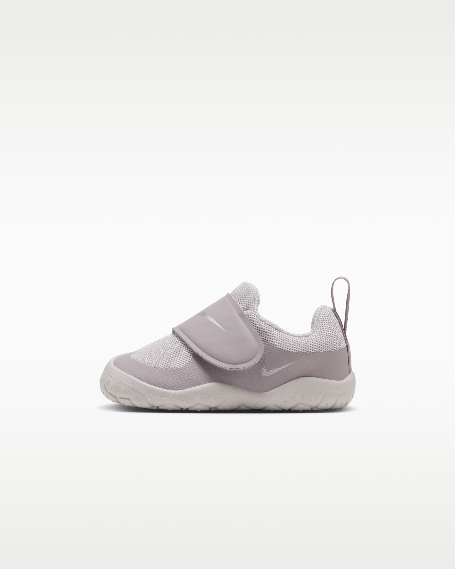 Nike Swoosh 1 Essential Baby/Toddler Shoes - Vast Grey/Silver Lilac/Metallic Silver