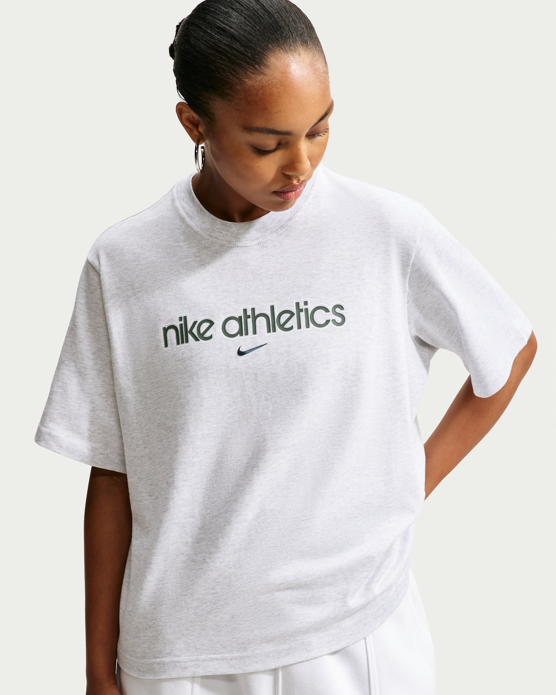 Nike Sportswear Essentials Women's T-Shirt - Birch Heather