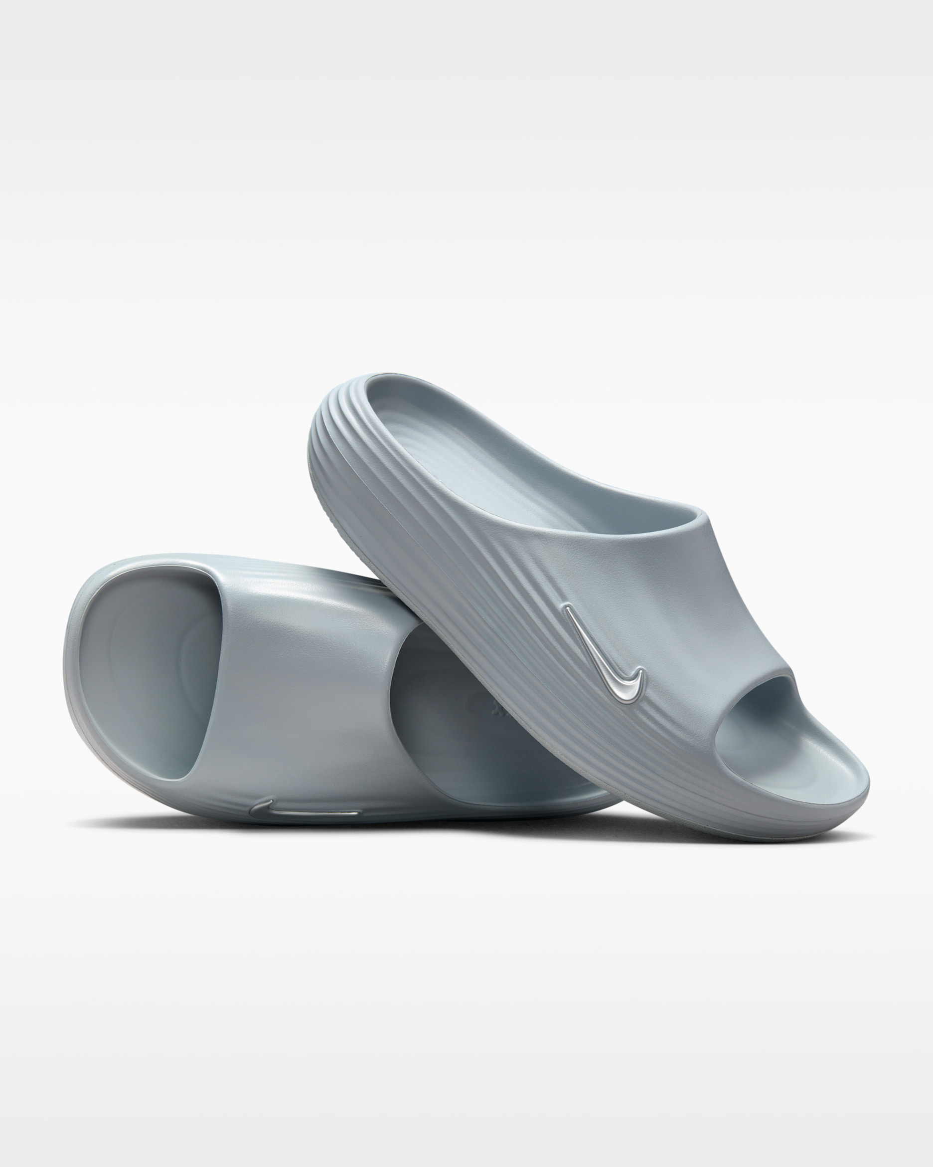 Nike ReactX Rejuven8 Men's Slides - Wolf Grey/Wolf Grey/Wolf Grey