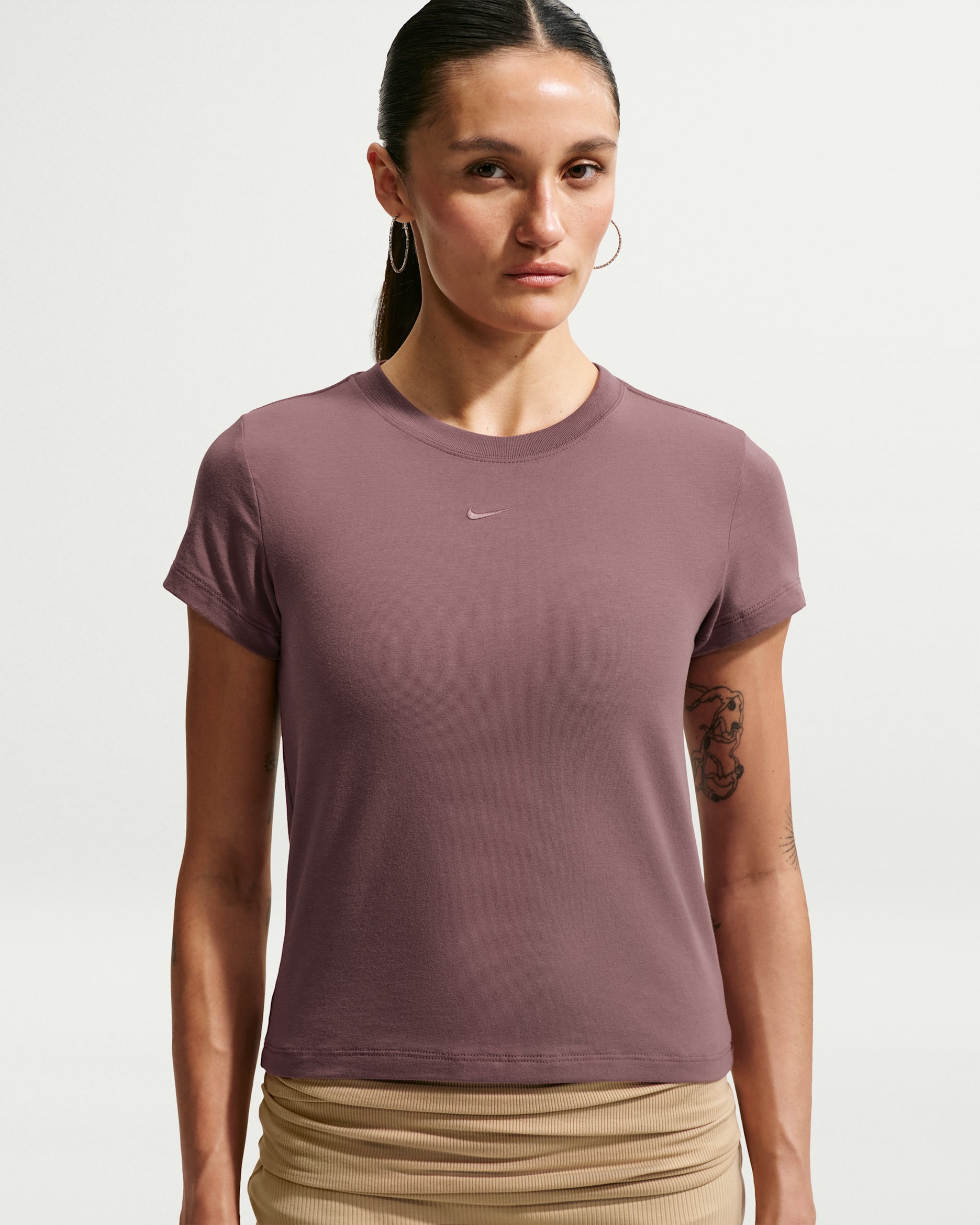 Nike Sportswear Chill Knit Women's T-Shirt - Tattoo