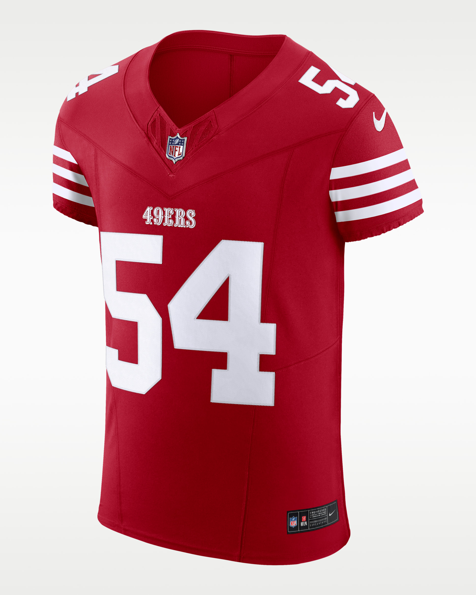 Jersey Nike Dri-FIT de la NFL Elite para hombre Fred Warner San Francisco 49ers - Escarlata