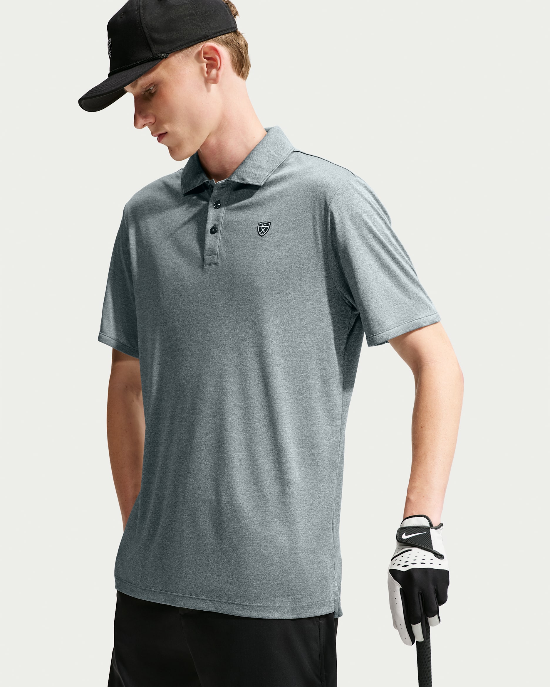 Nike Par Men's Dri-FIT Golf Polo - Camo Green/Camo Green
