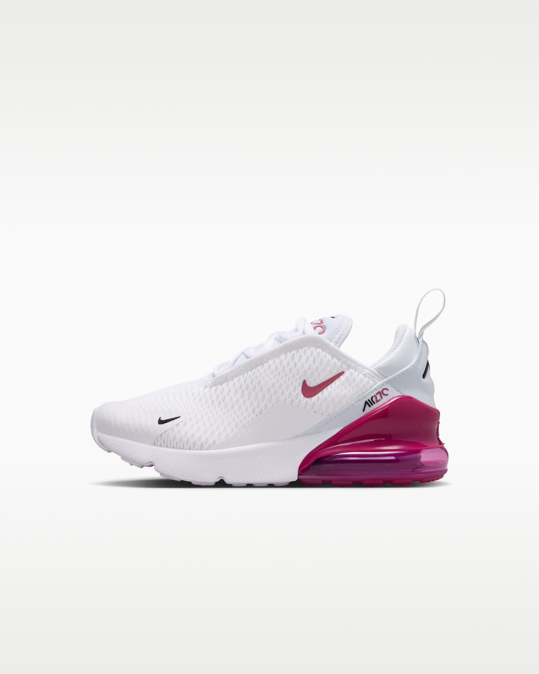 Nike Air Max 270 Little Kids' Shoes - White/Black/Sweet Beet