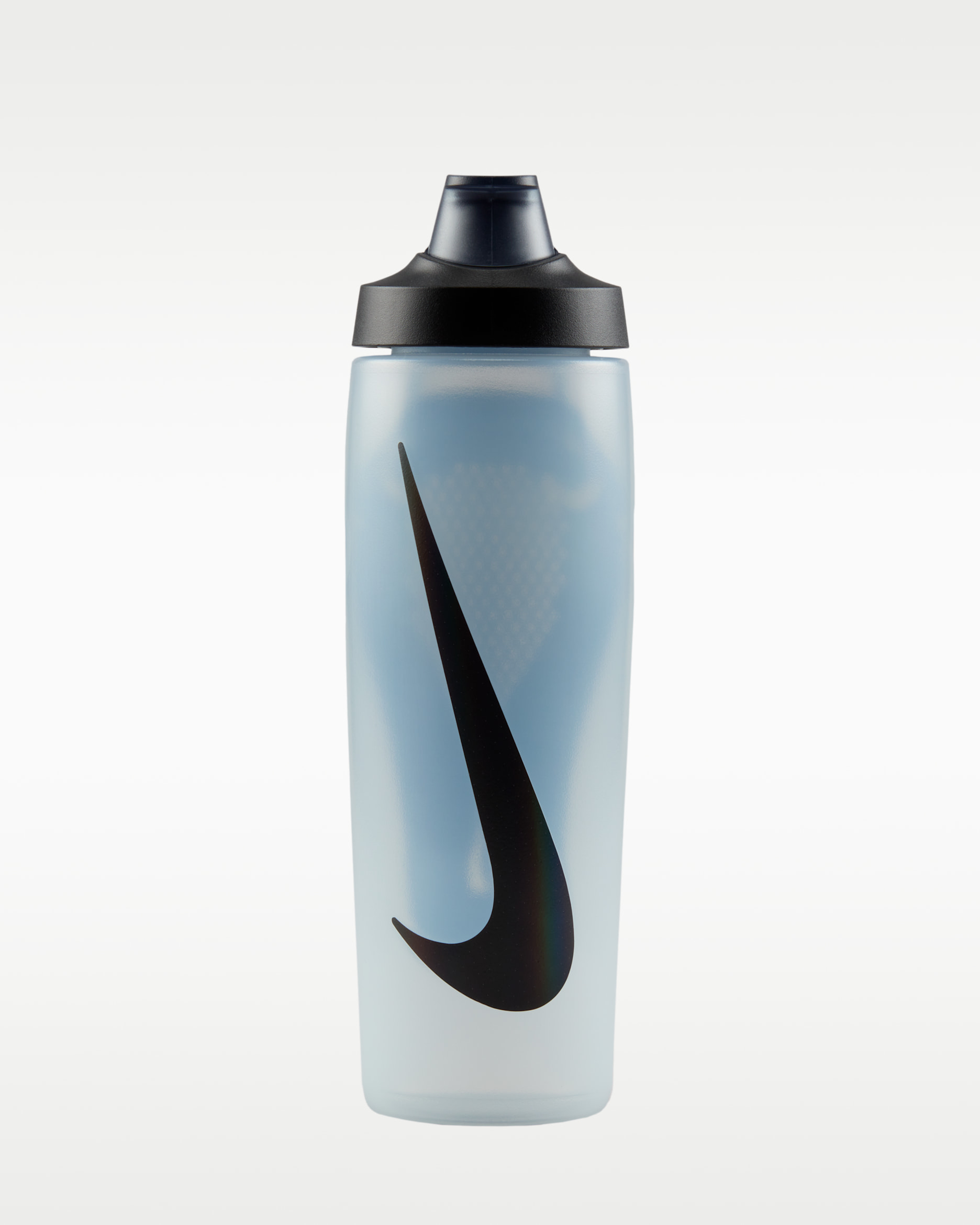 Nike Refuel Botella de agua con tapa con bloqueo (710 ml) - Natural/Negro