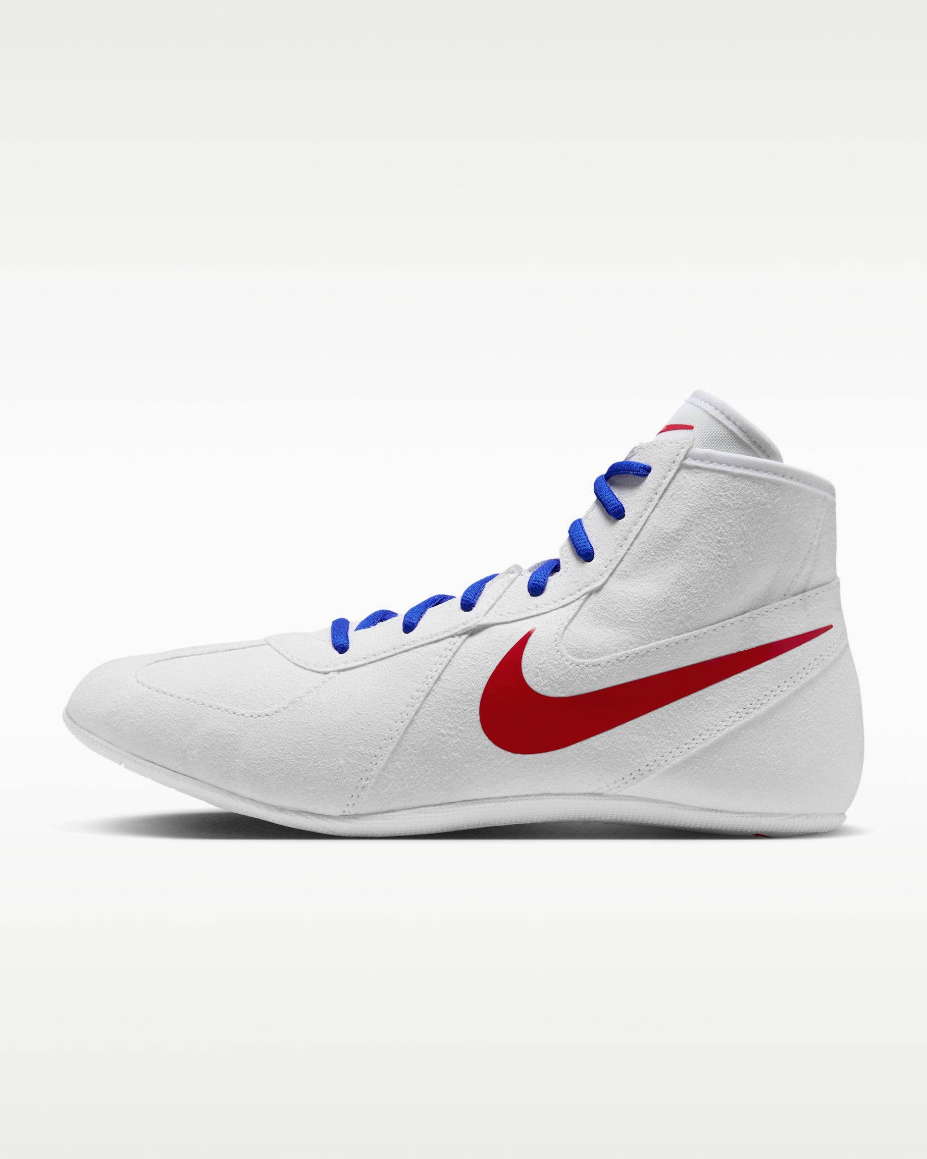 Nike Footsweep 2 Men's Wrestling Shoes - White/University Red