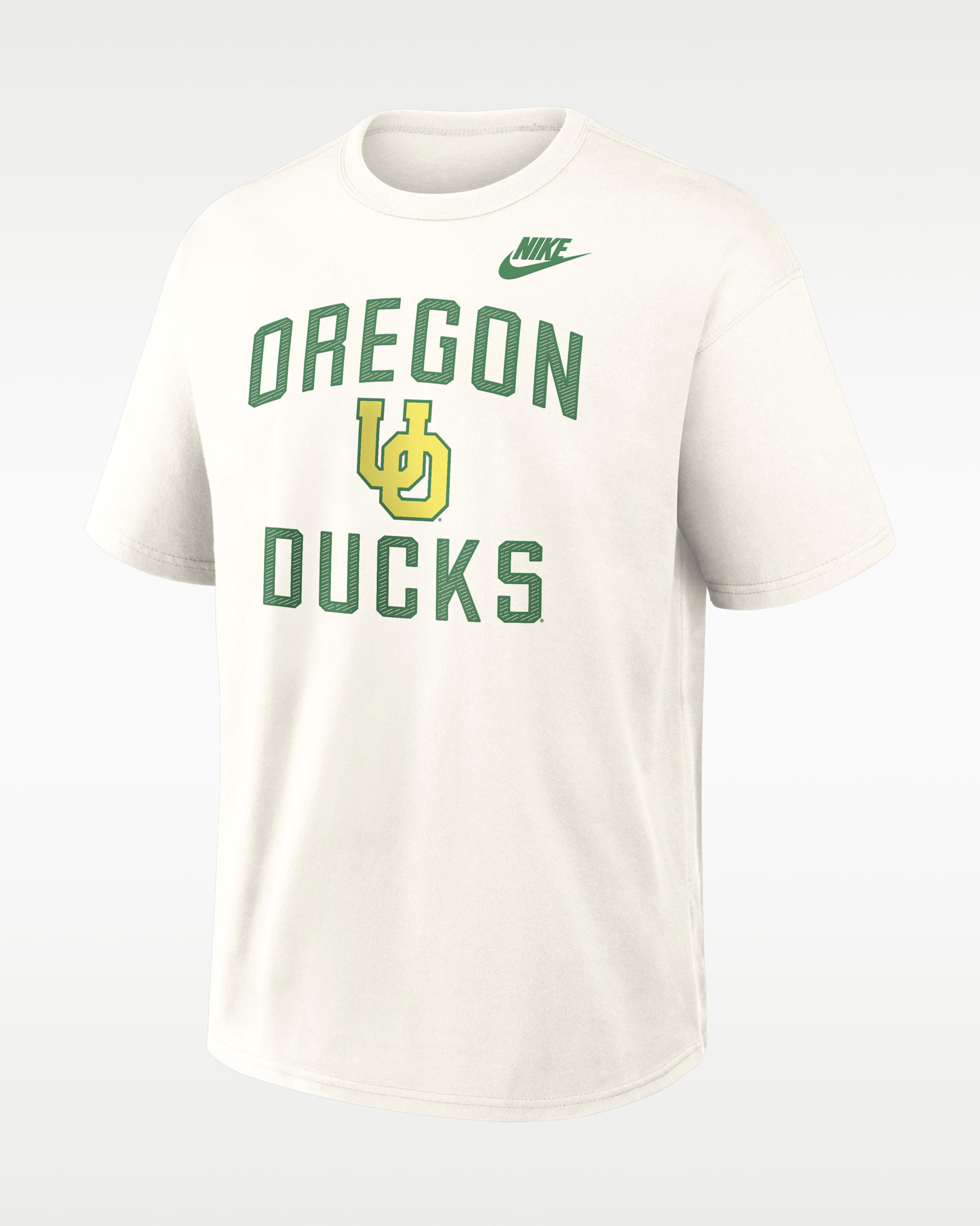 Oregon Legacy Men's Nike College T-Shirt - Cream