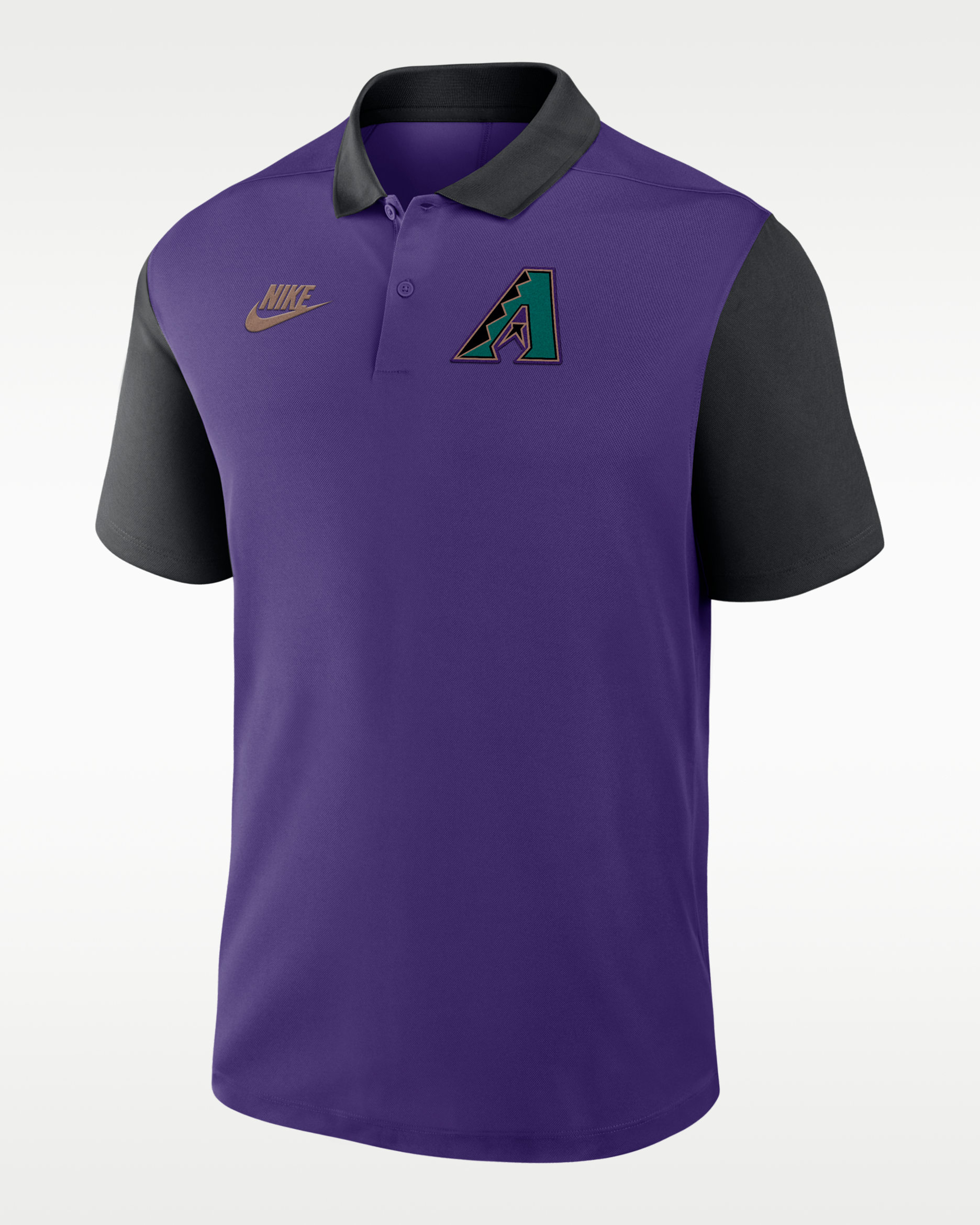 Arizona Diamondbacks Cooperstown Victory Men's Nike Dri-FIT MLB Polo - Purple