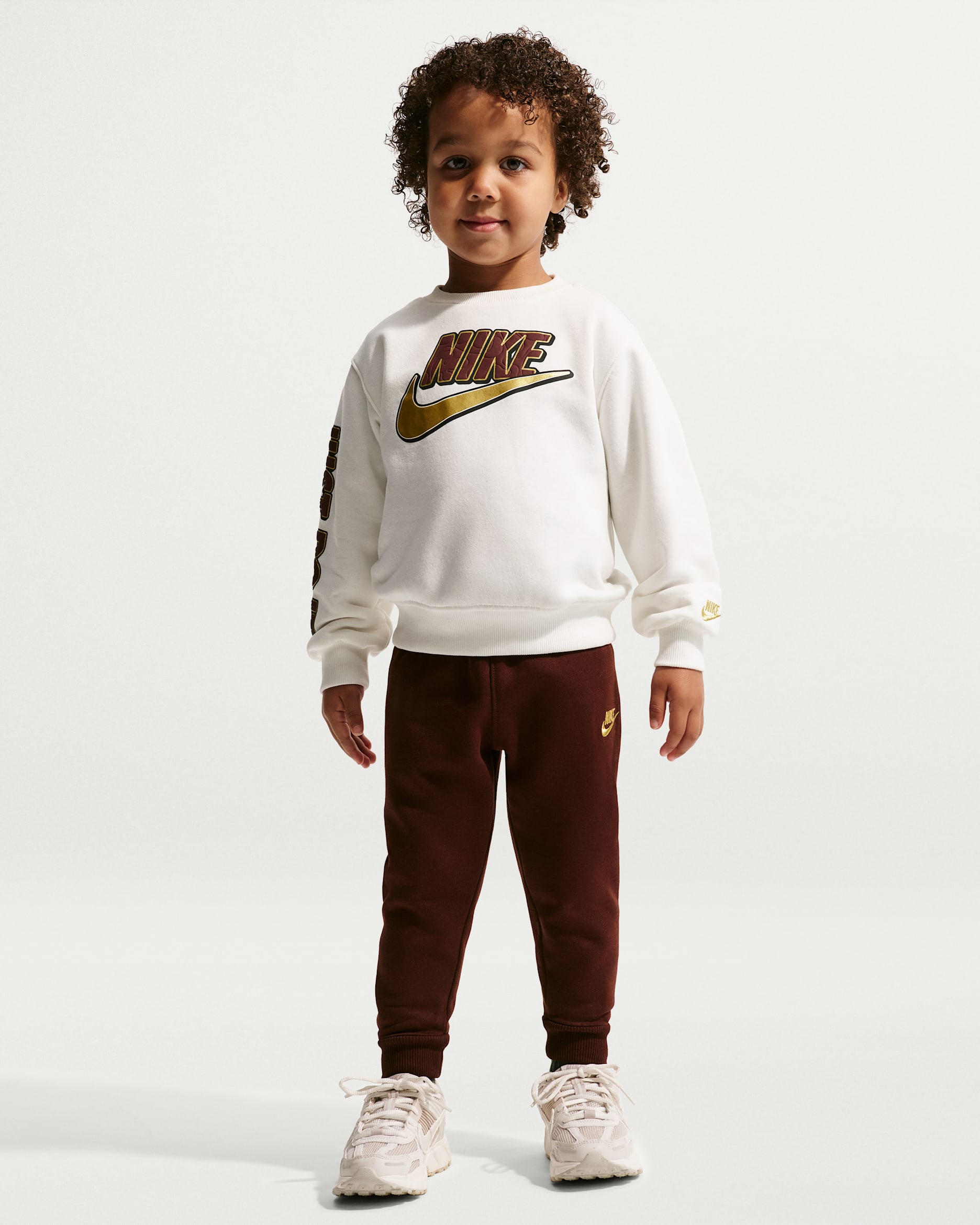 Nike Sportswear Toddler Frosted Futura 2-Piece Crew Set - Mystic Dates