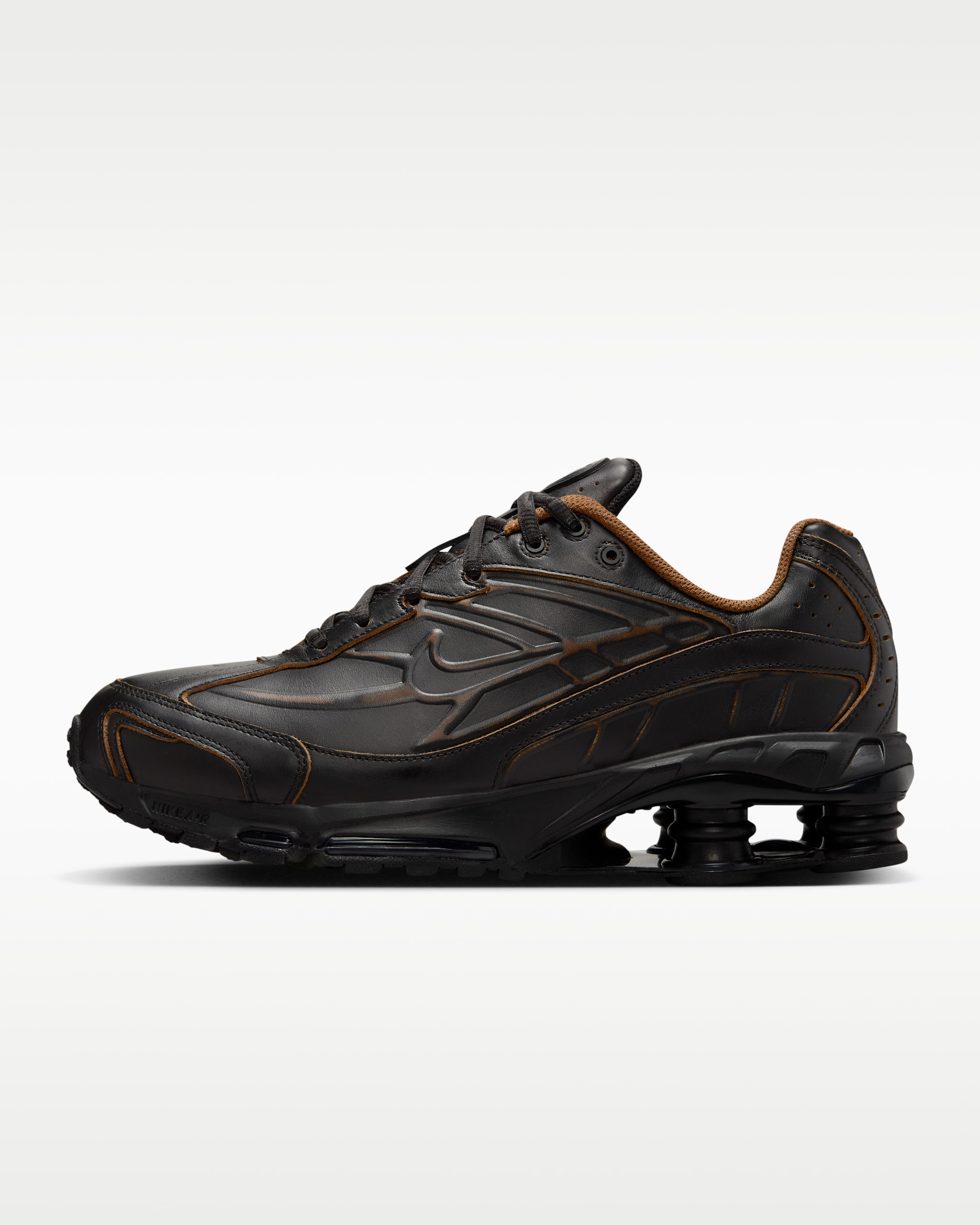 Nike Shox Ride 2 Premium Men's Shoes - Black/Light British Tan/Black