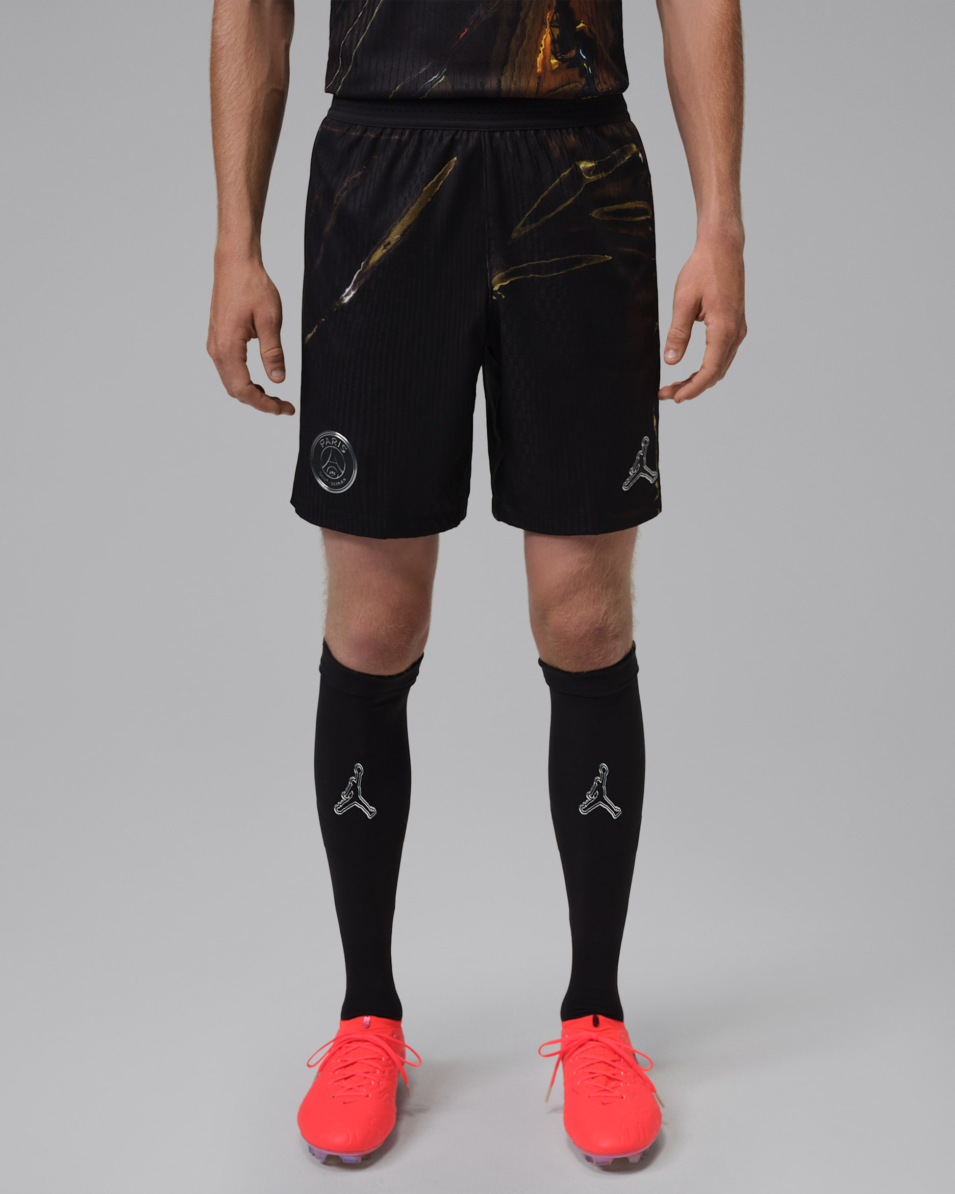 Short de foot Authentic Jordan Dri-FIT ADV Paris Saint-Germain 2026 Match Night Edition pour homme - Noir/Noir