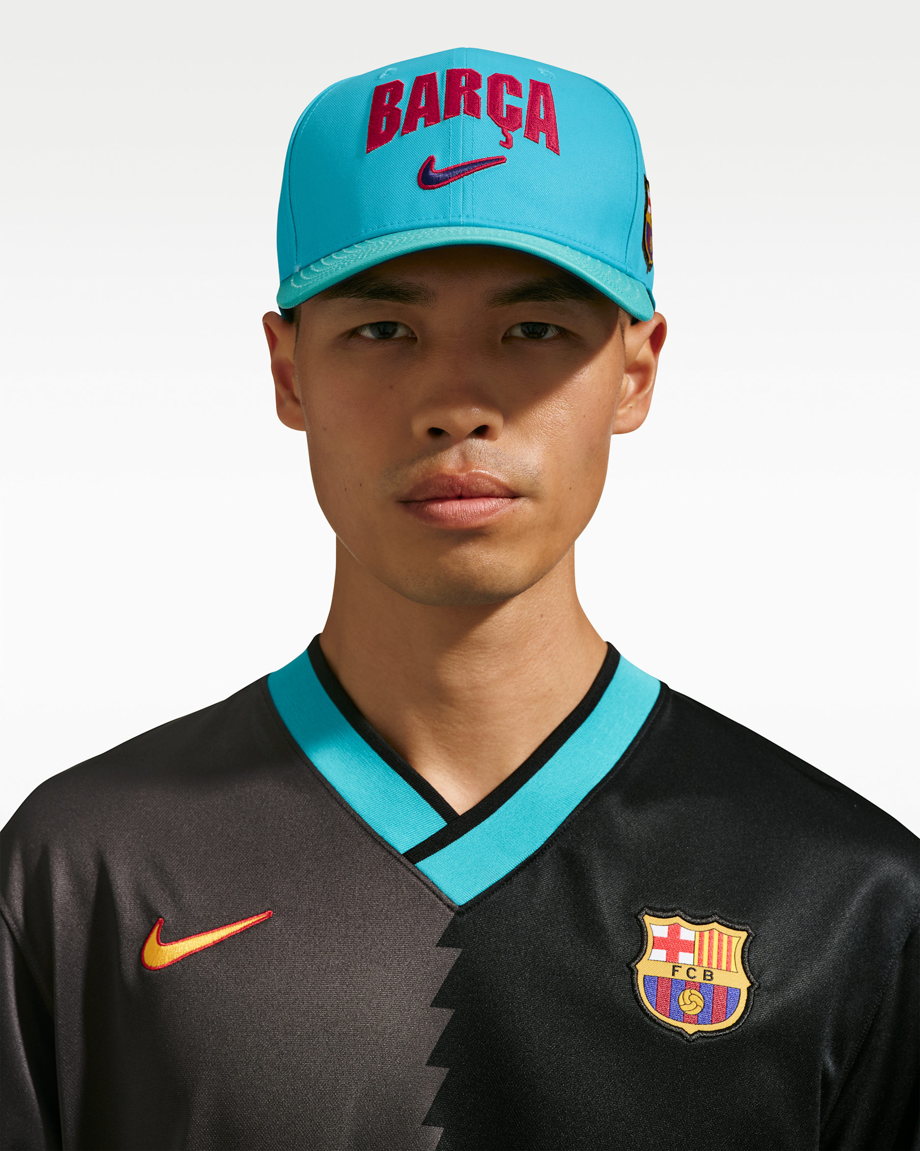 Gorra de futbol Nike FC Barcelona Rise - Multicolor