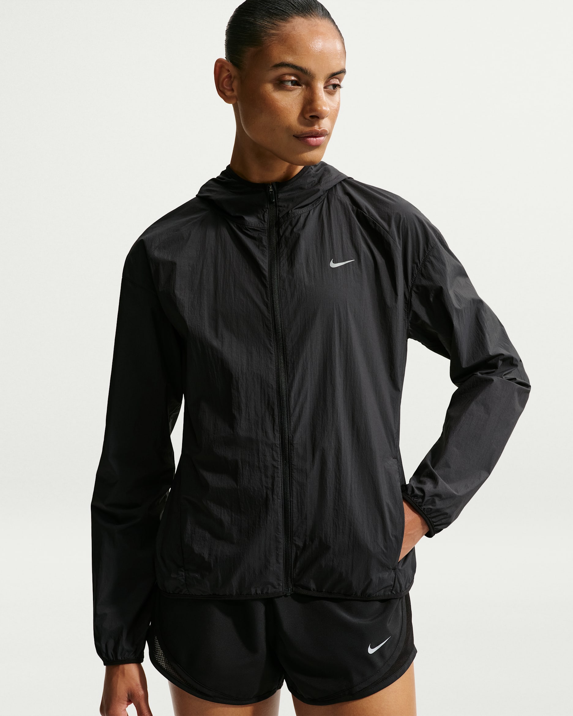 Nike Tempo Women's UV Protection Lightweight Running Jacket - Black