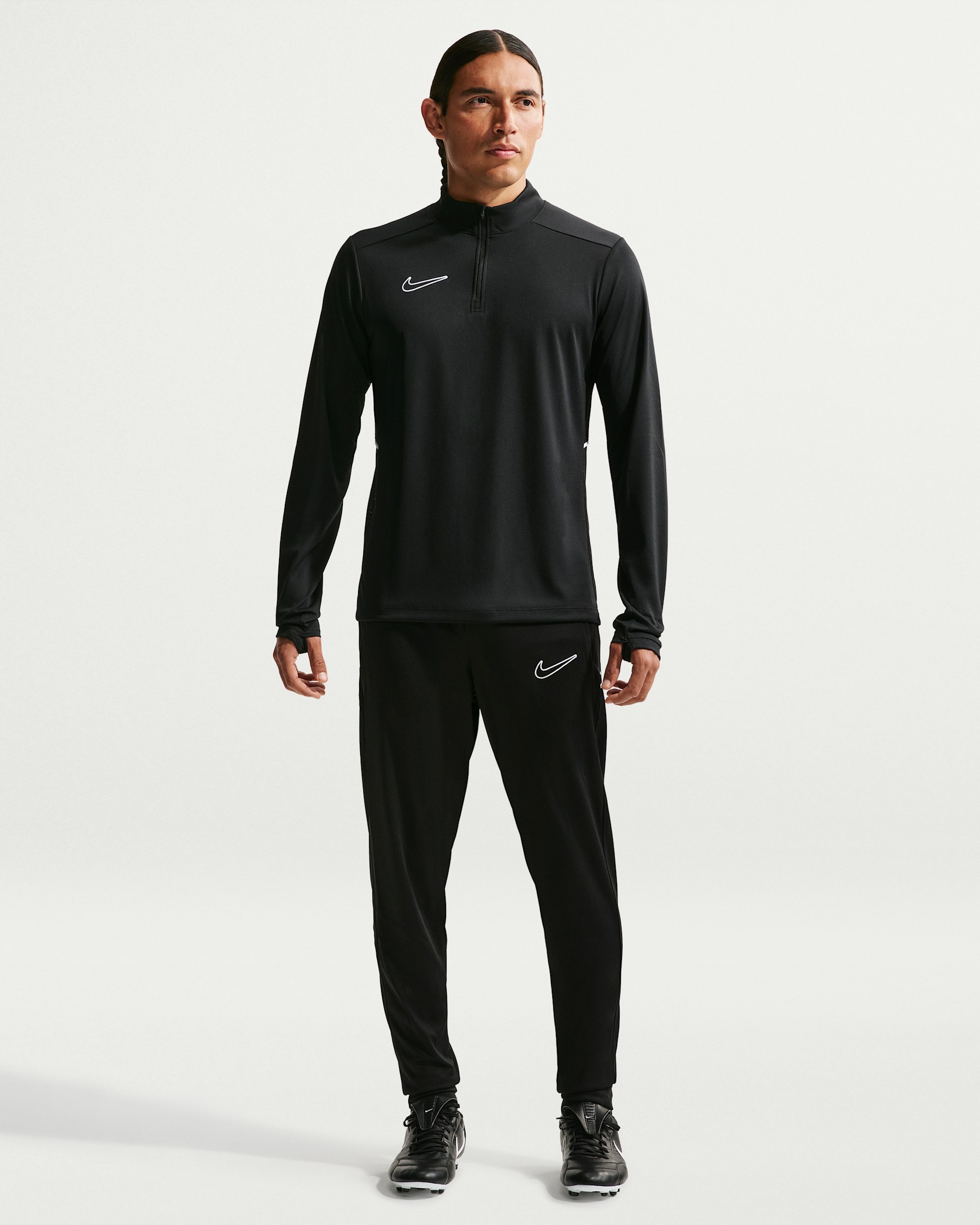 Nike Academy Men's Dri-FIT Soccer Pants - Black/Black/White