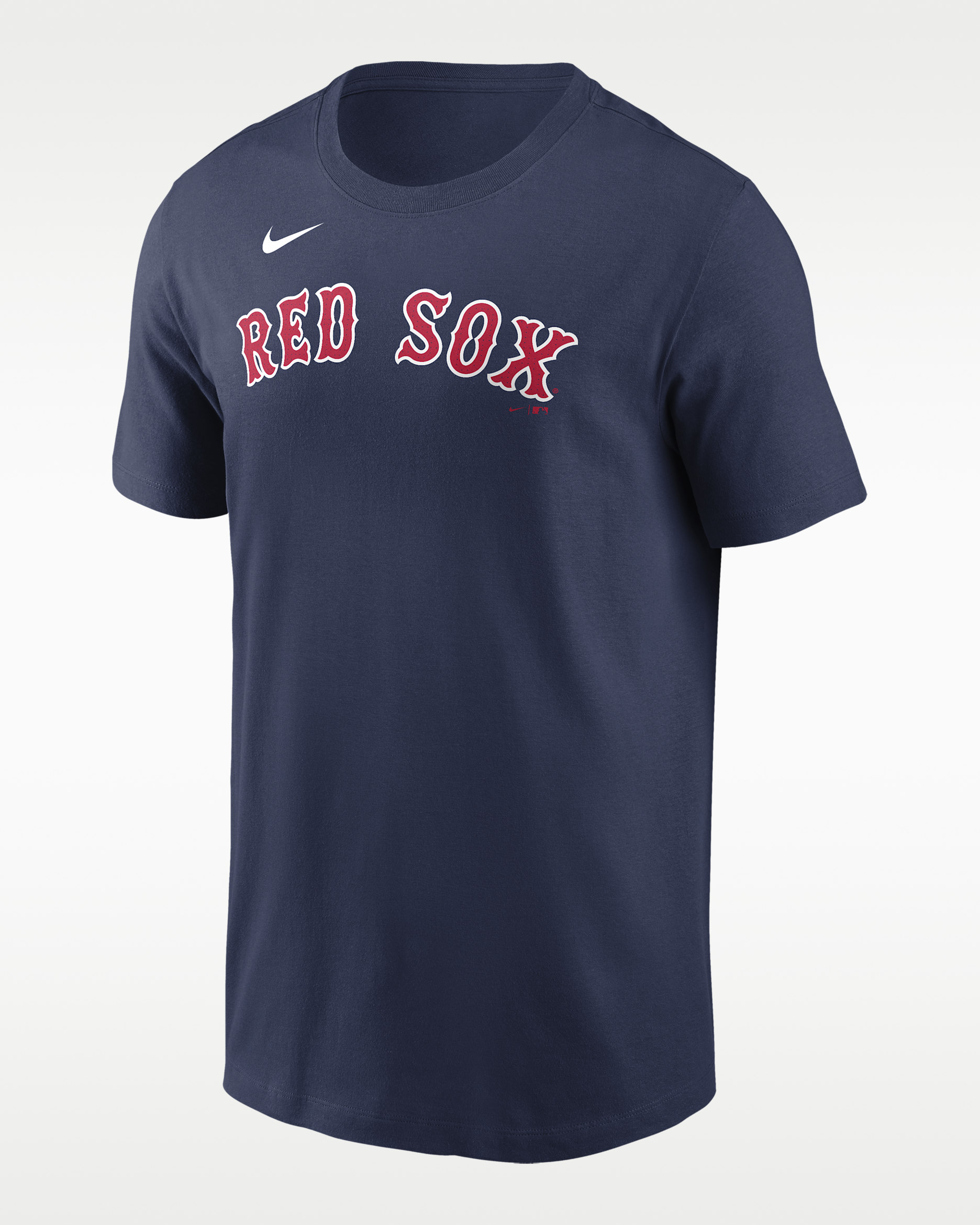 Playera Nike de la MLB para hombre Jarren Duran Boston Red Sox Fuse - Azul marino