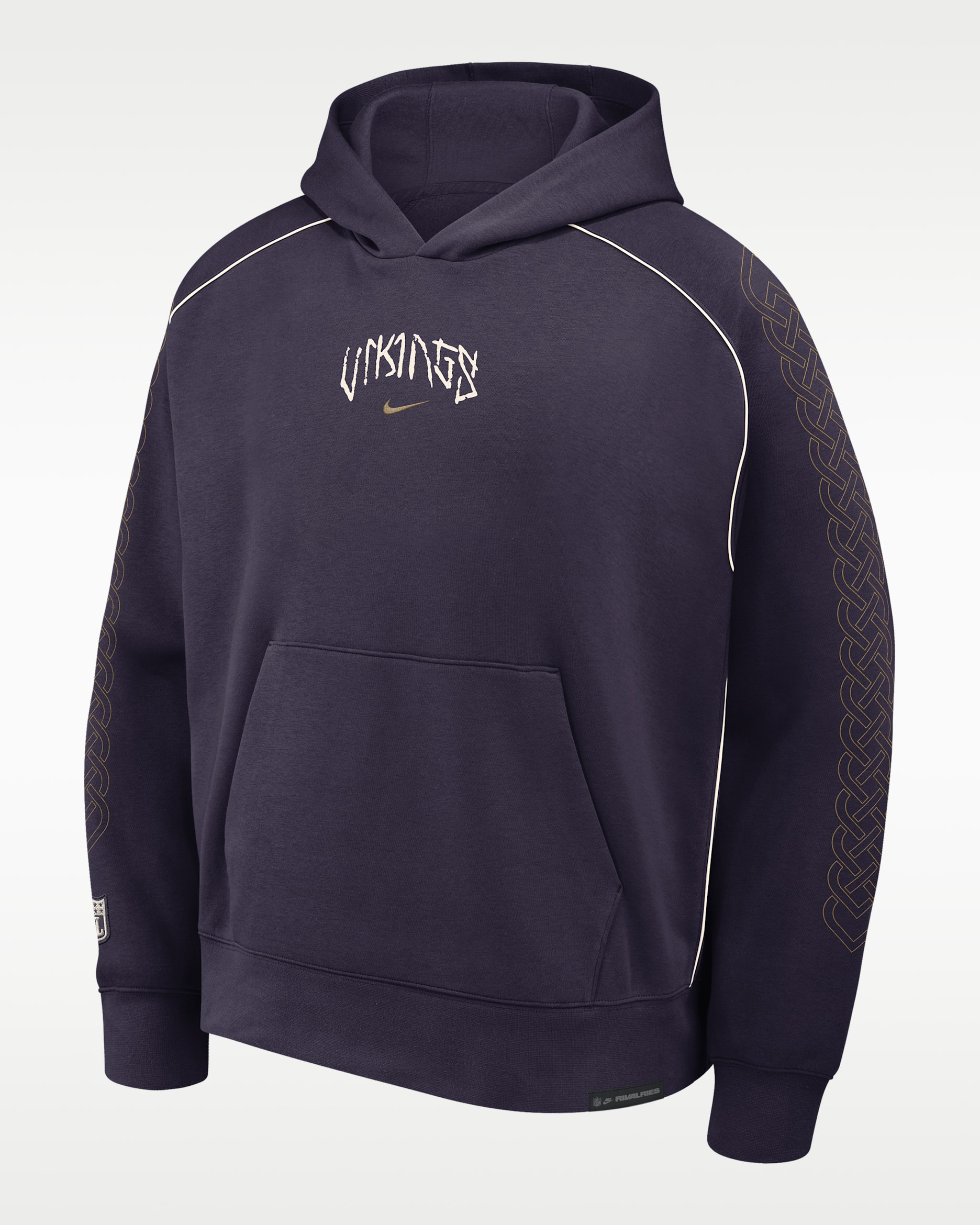 Sudadera con gorro sin cierre Nike de la NFL para hombre Minnesota Vikings Rivalries Collection Air - Morado dinastía
