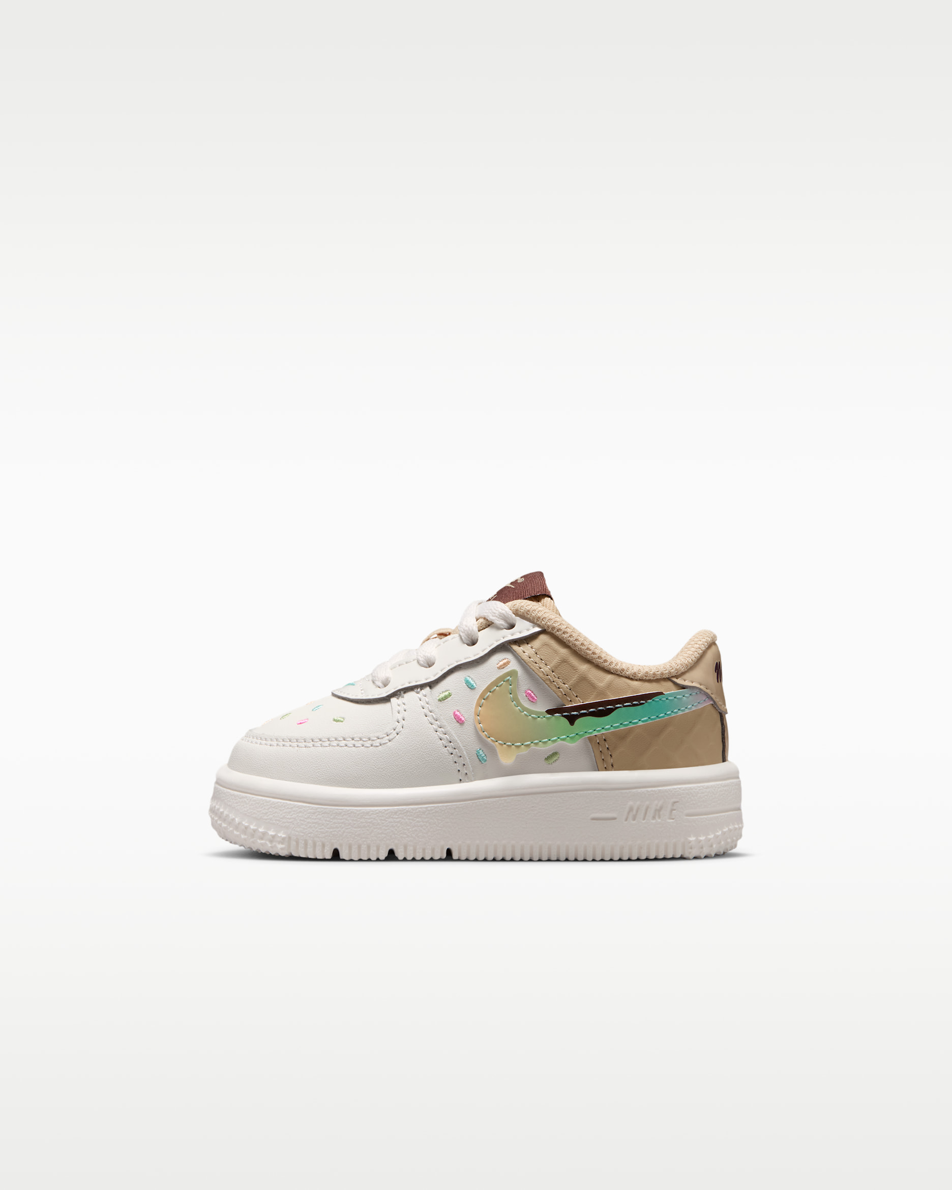 Nike Force 1 Low Baby/Toddler Shoes - Platinum Tint/White/Energy